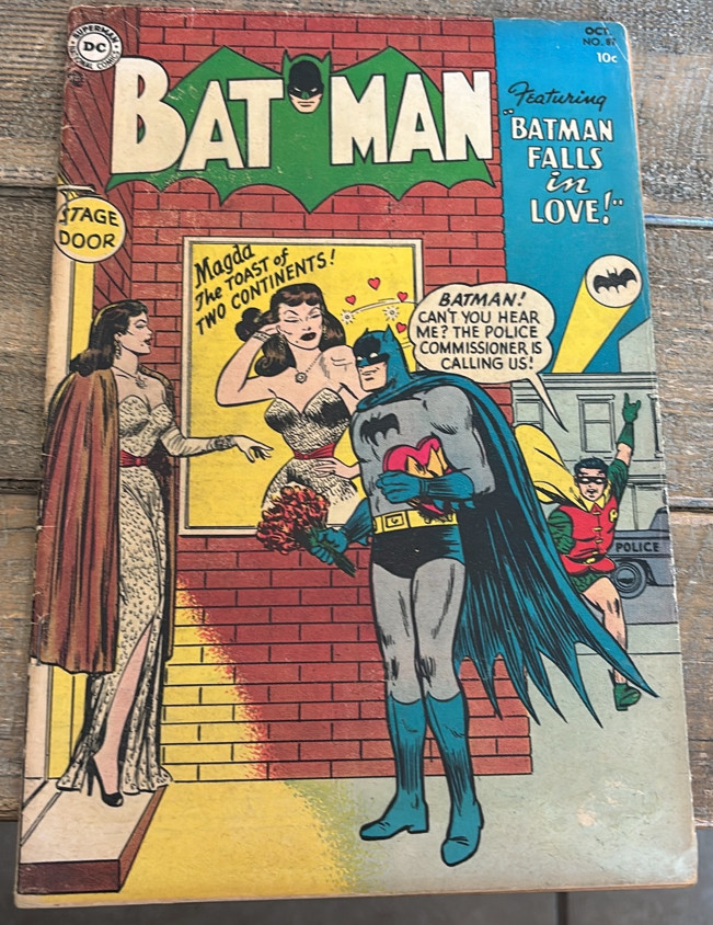Batman #87 DC Comics 1954 Golden Age Joker Appearance Batman Falls in Love Batman #87 DC Comics 1954 Golden Age Joker Appearance Batman Falls in Love