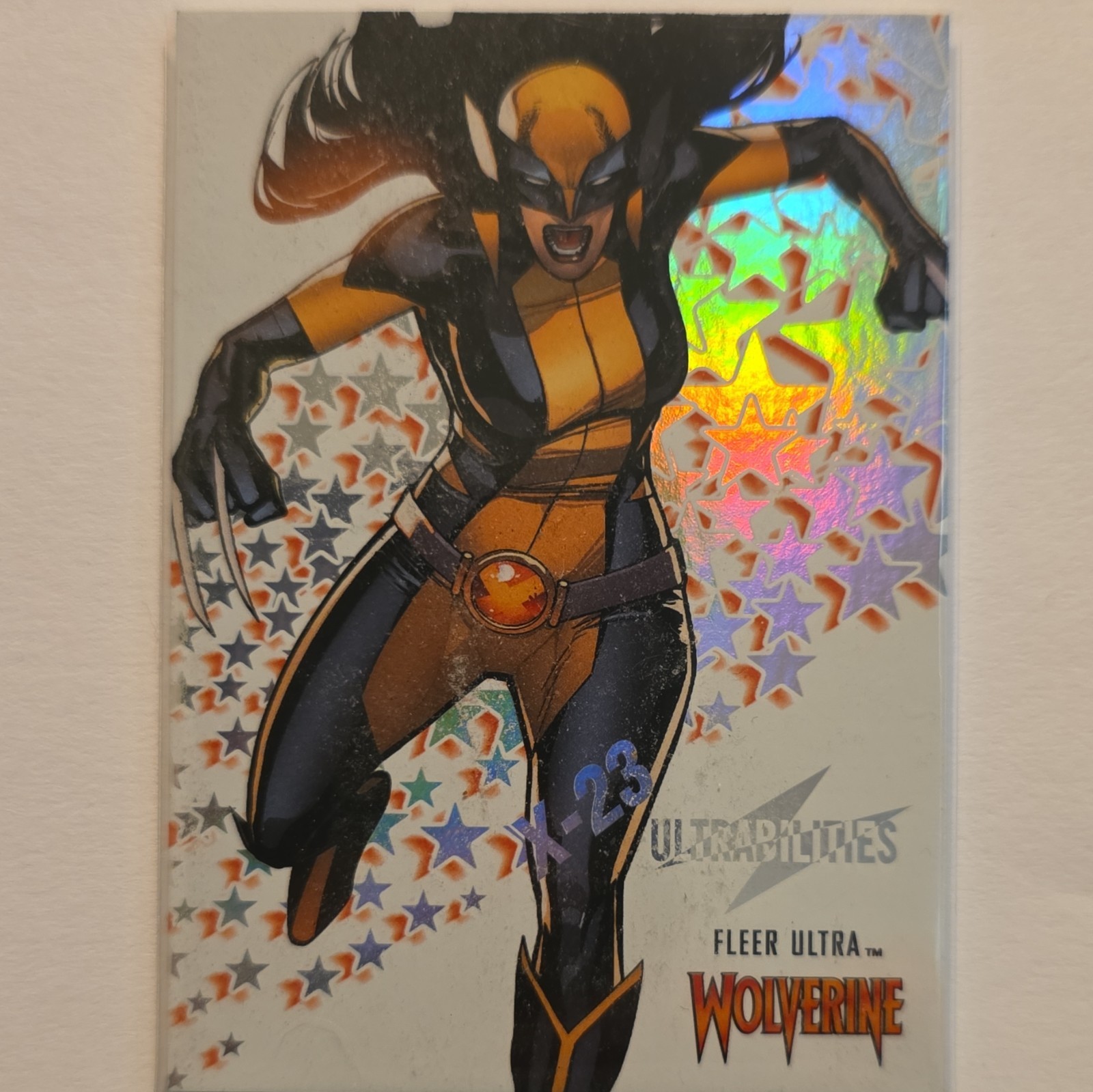 Fleer 2022 Fleer Ultra Wolverine Ultrabilities X-23 Wolverine UB 20/31 Insert