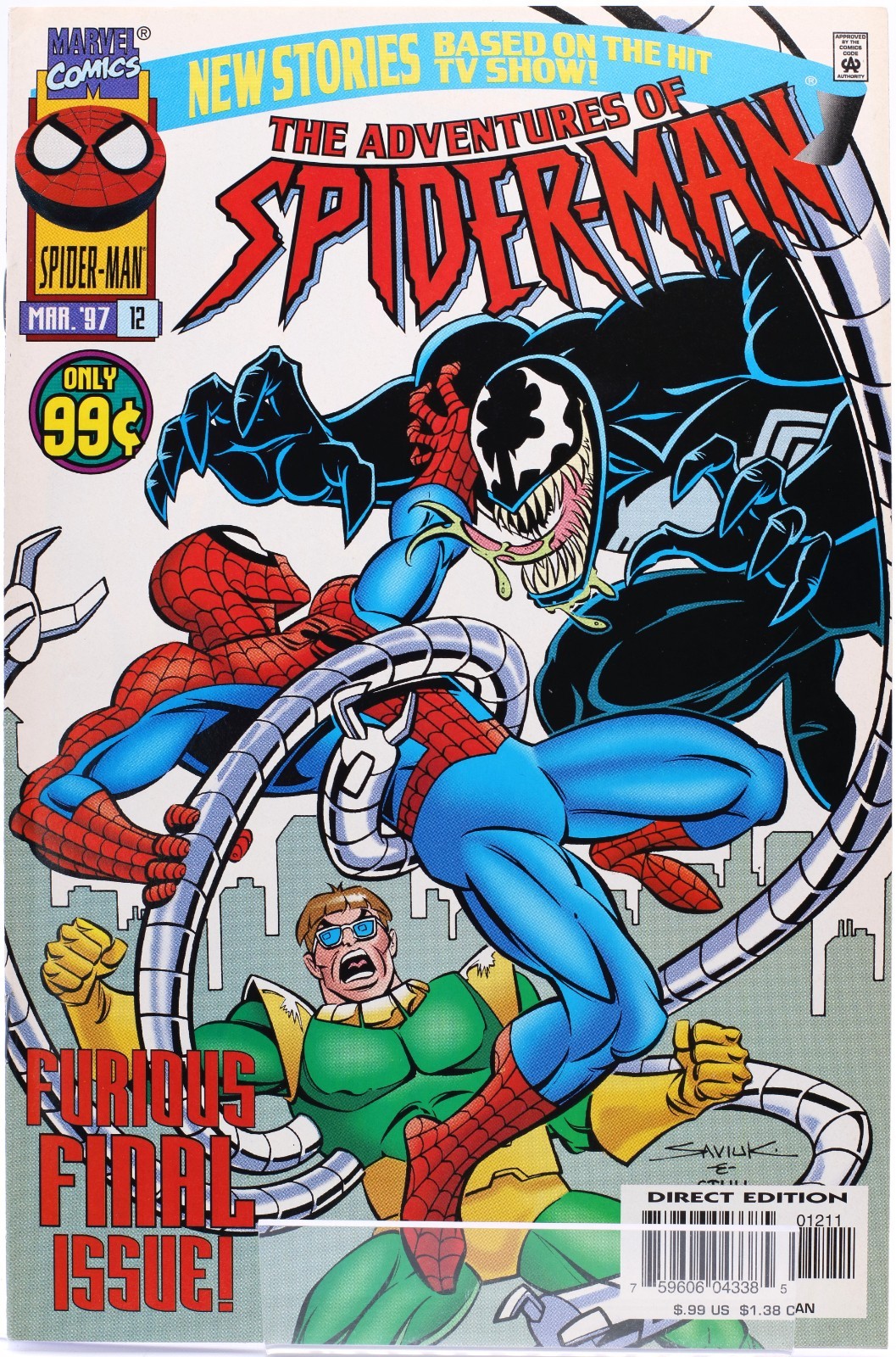 ADVENTURES OF SPIDER-MAN #12 • [8.0] • 1997 • Alex Saviuk • MARVEL • Final Issue
