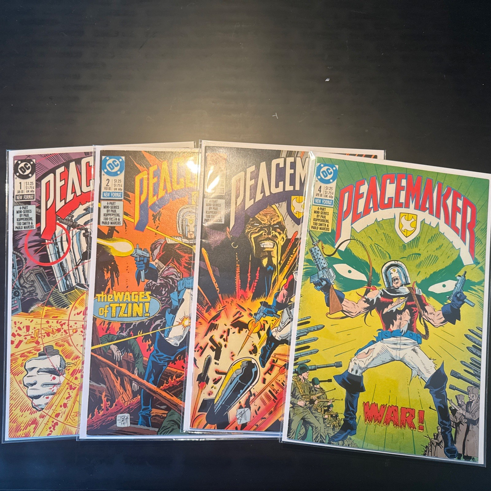 Peacemaker 1988 1-4 Complete Set DC COMICS Paul Kupperberg Tom Smith Peacemaker 1988 1-4 Complete Set DC COMICS Paul Kupperberg Tom Smith