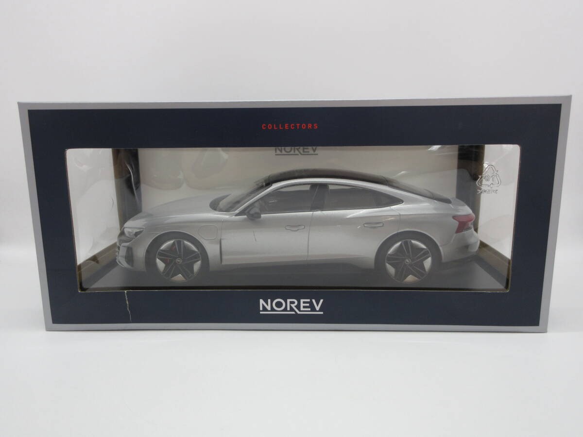 Norev 1/18 Audi RS e-tron GT 2021 Silver Diecast Model Car