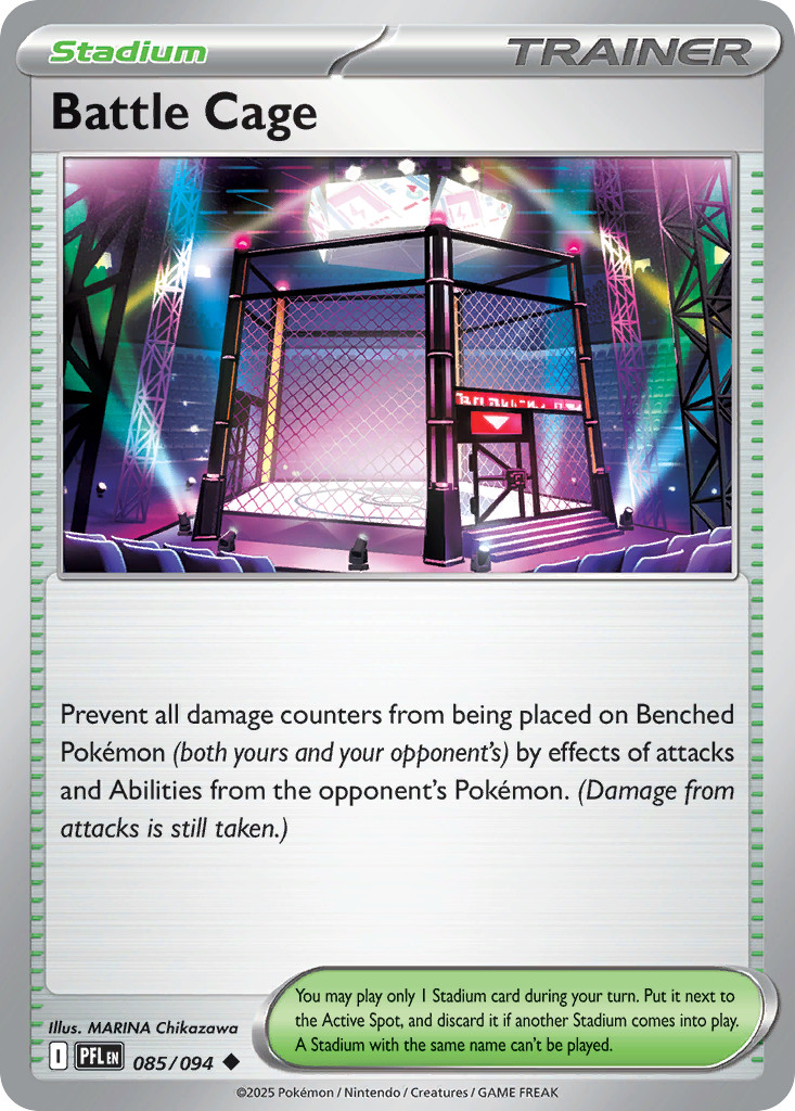 BATTLE CAGE UC 085/094 PHANTASMAL FLAMES POKEMON LP