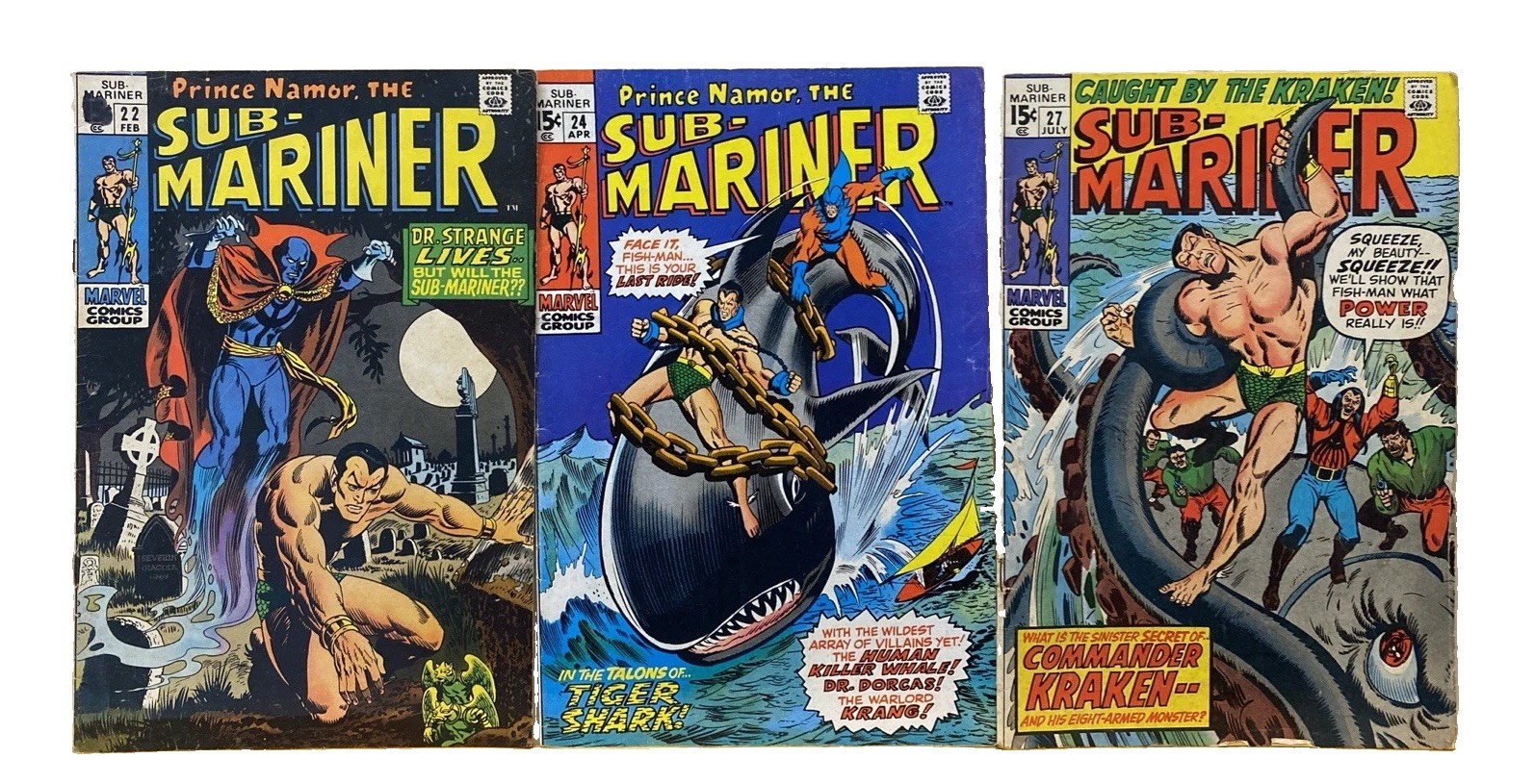 Sub Mariner (1969) 22, 24, 27 1st Nameless One