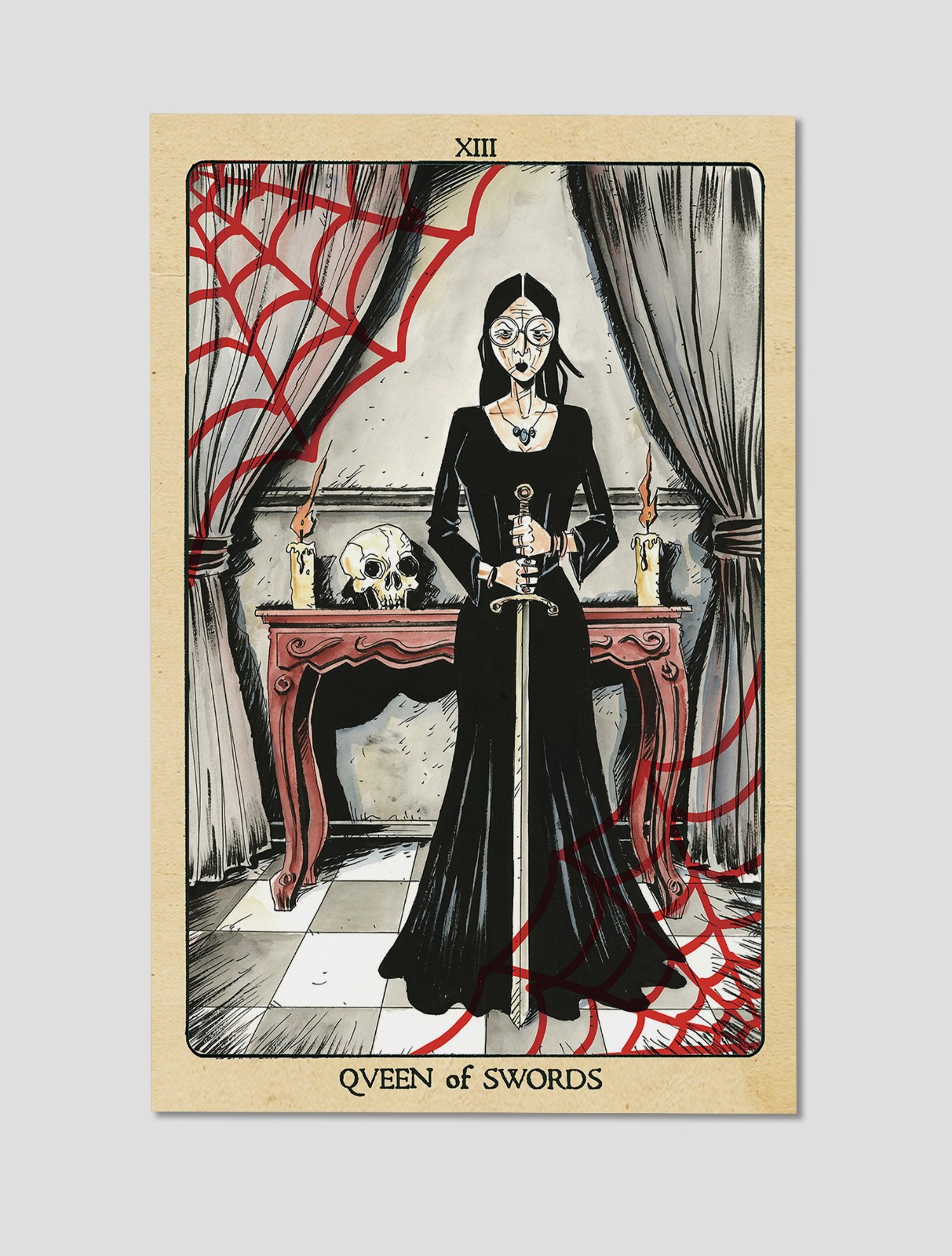 Minor Arcana #13  Variant Edition Premium Giclee Print Poster 11x17 Wall Art