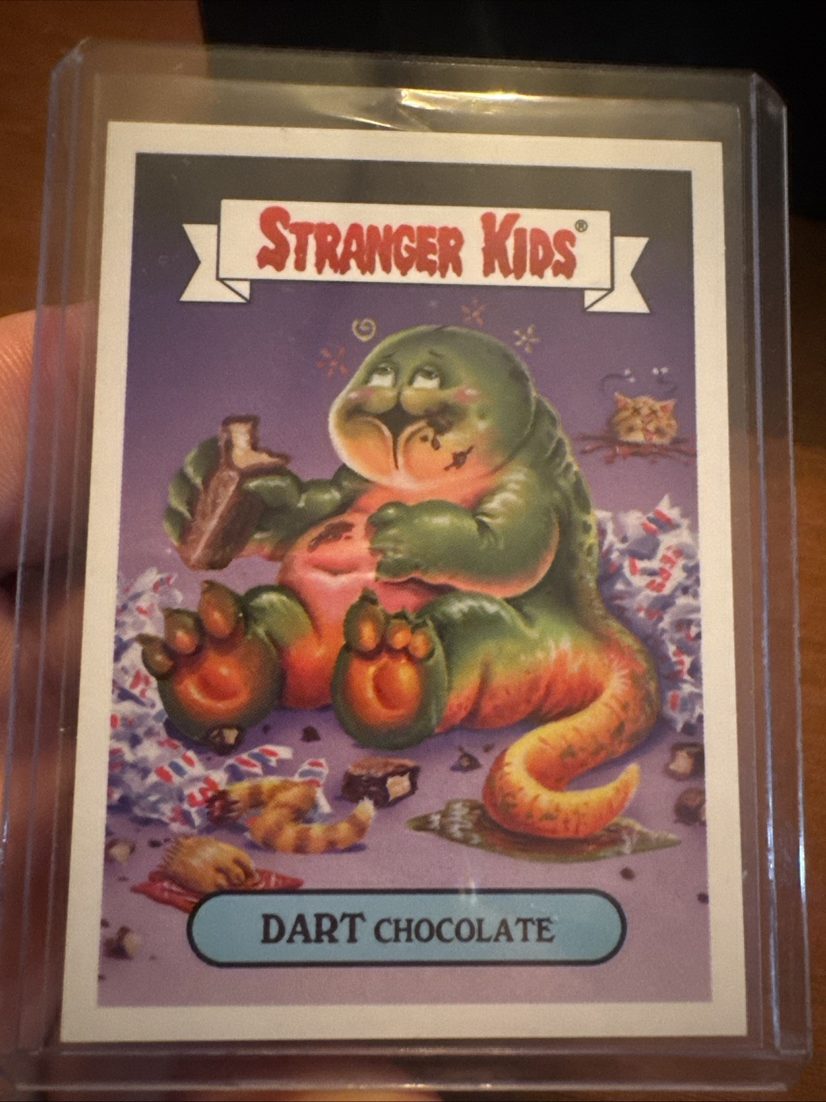 2018 Garbage Pail Kids “Dart Chocolate” GPK Stranger Kids Rare - 17a - Rare 2018 Garbage Pail Kids “Dart Chocolate” GPK Stranger Kids Rare - 17a - Rare
