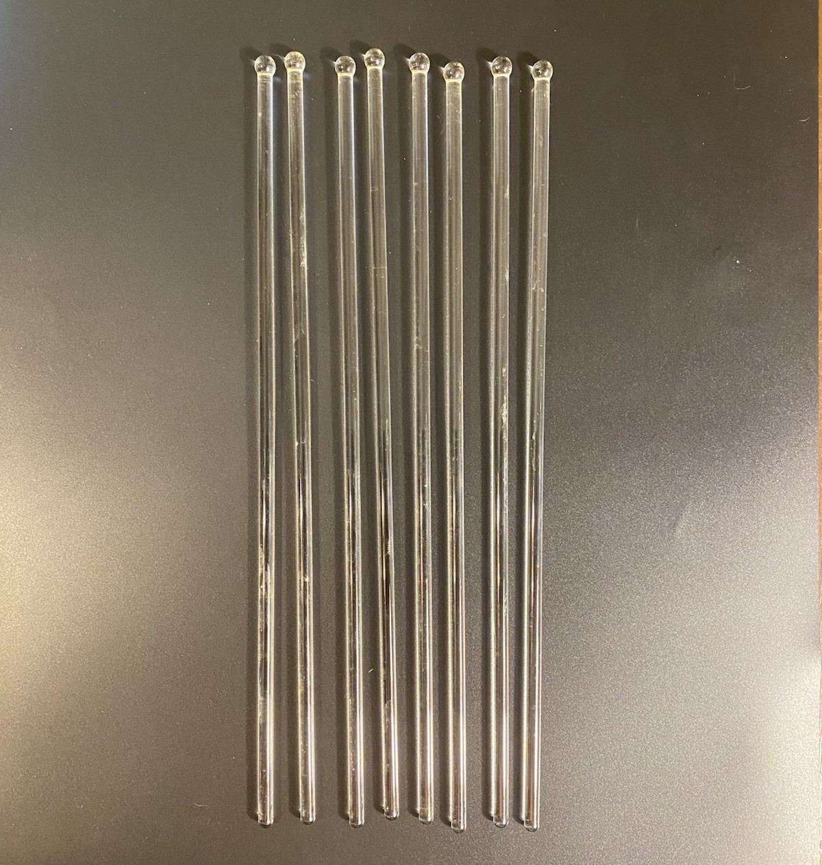 Vtg Mid Century Glass Sciolari Chandelier Replacement Rods Prisms 14.25