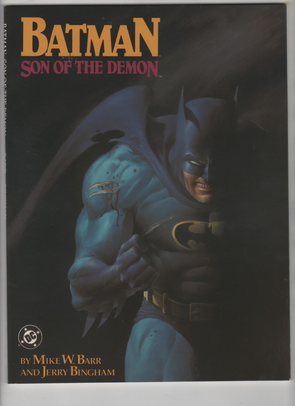 Batman Son the Demon GN, Jerry Bingham Cover & Art, 1st Print, NM 9.4, 1987 Batman Son the Demon GN, Jerry Bingham Cover & Art, 1st Print, NM 9.4, 1987