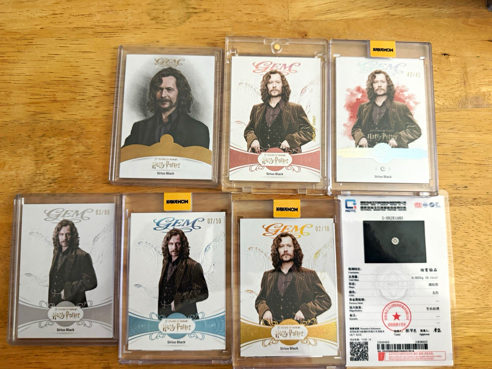 Kakawow GEM Sirius Black Base Gem Rainbow 1/1-/99