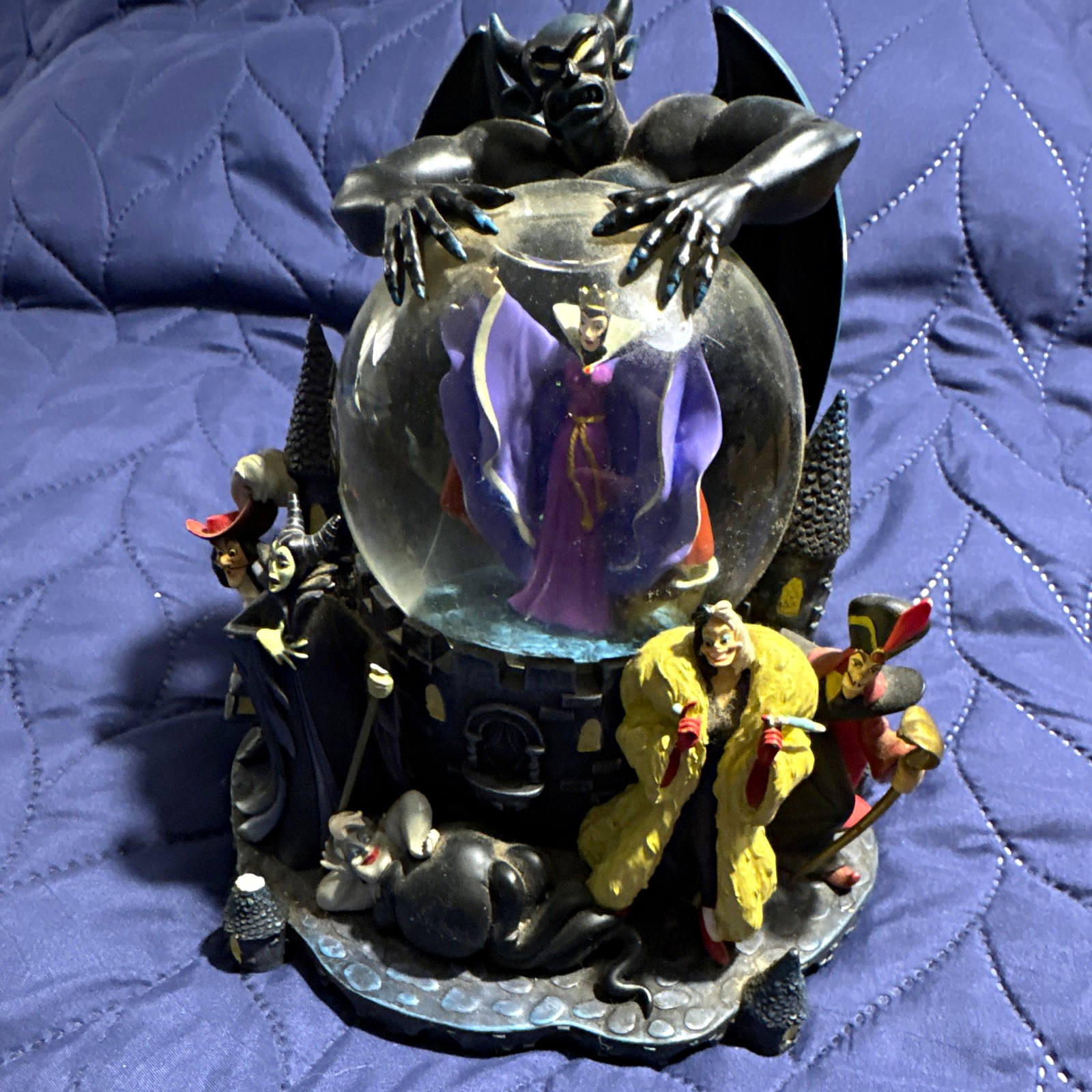 Disney Villains Maleficent Musical Glow-in-the-Dark Snow Globe 6 Disney Villains Maleficent Musical Glow-in-the-Dark Snow Globe 6