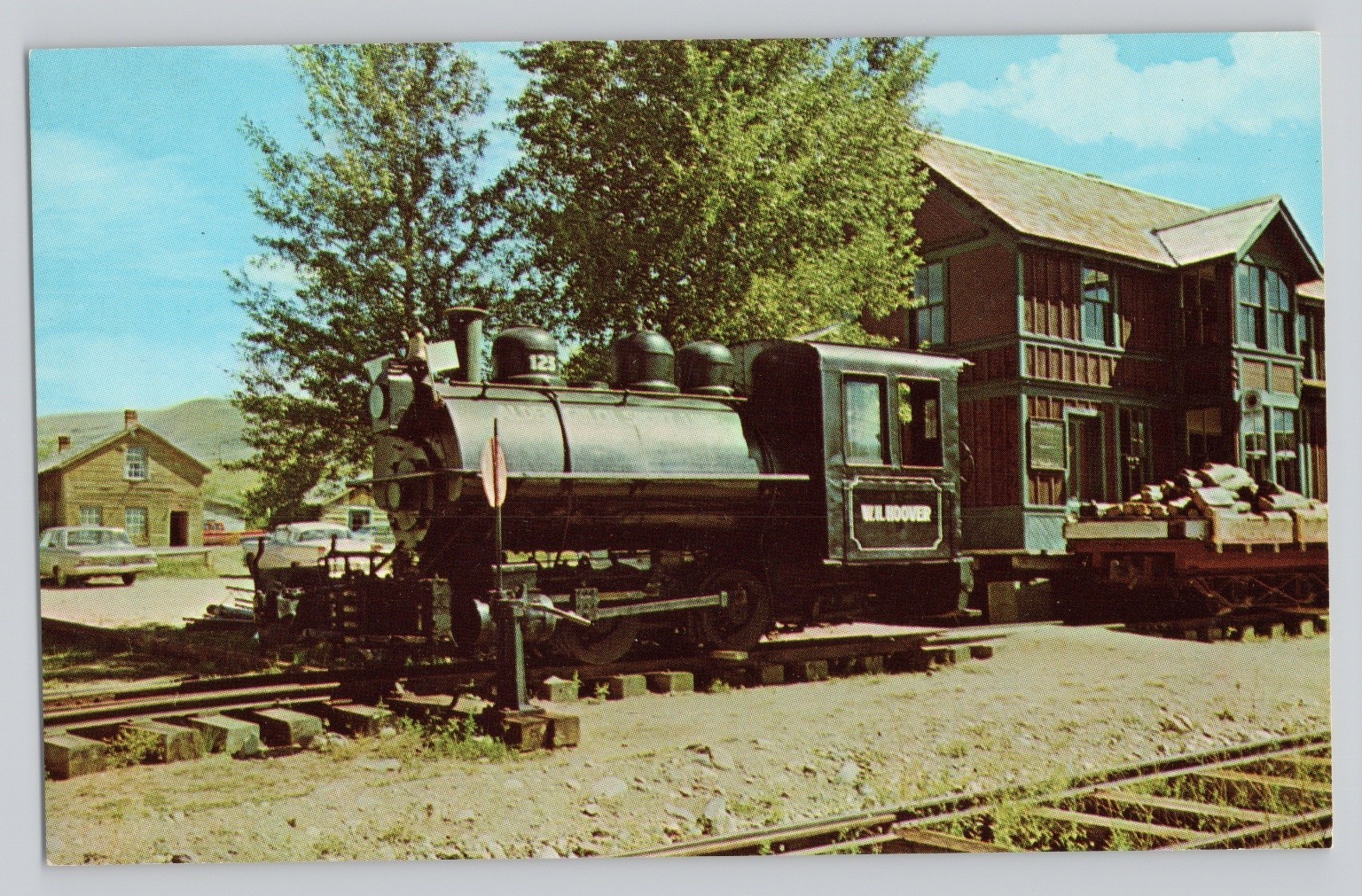 Alder Gulch Short Line Train Postcard Virginia City Montana 1966 Steam Loco Alder Gulch Short Line Train Postcard Virginia City Montana 1966 Steam Loco
