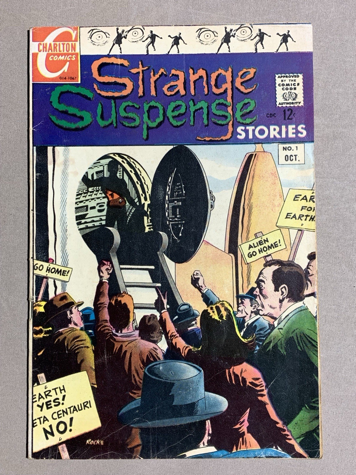 Strange Suspense Stories #1 Charlton 12 Cent Silver Age 1967 Complete 