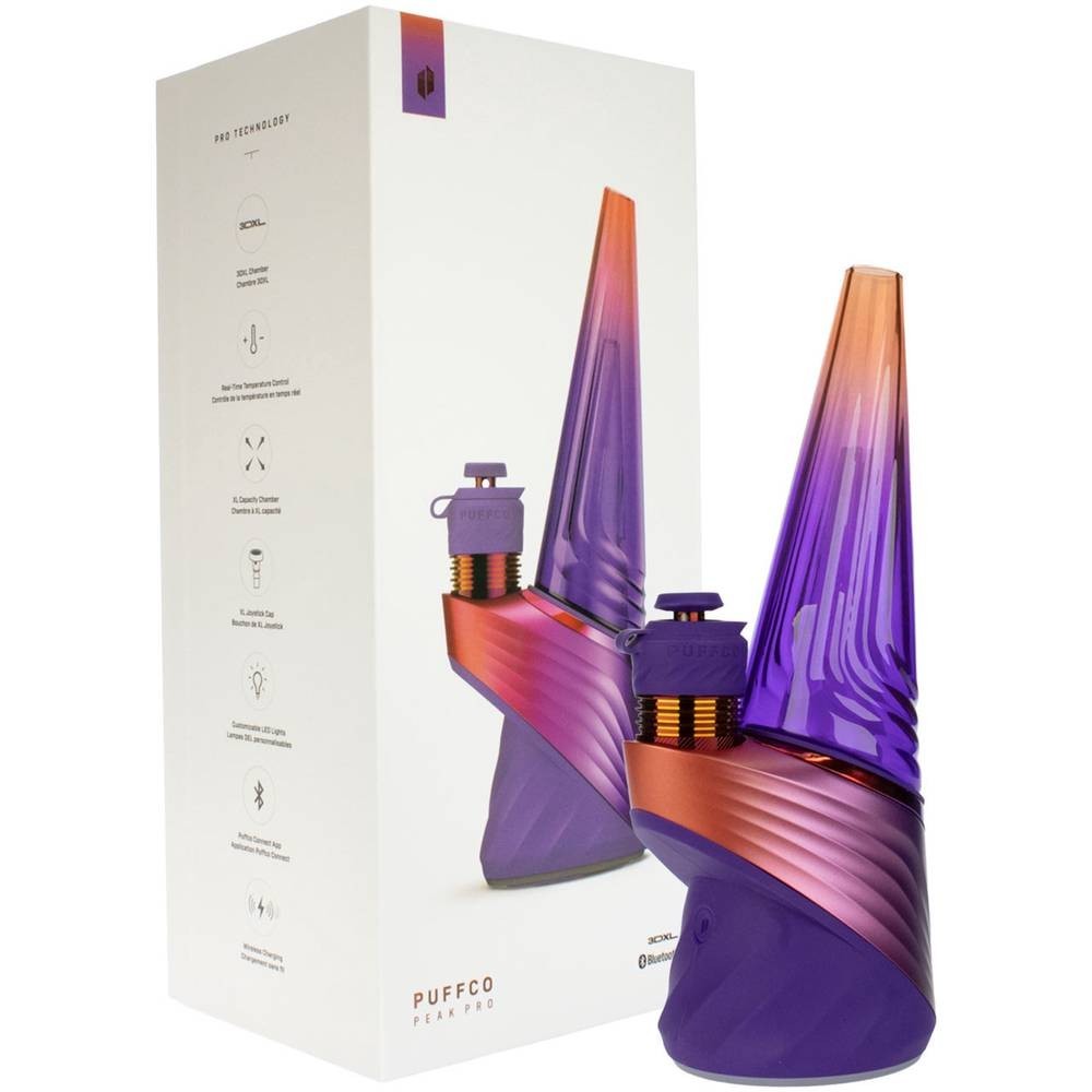 New Peak Pro Water Pipe Bubbler Device Plasma Edition