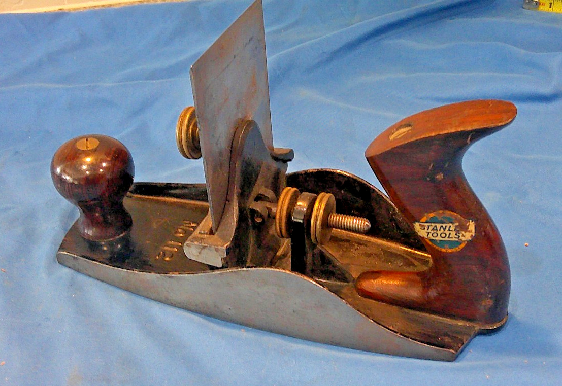 STANLEY No 112 Cabinet Scraper Plane SWEETHEART Blade / adj Screw Orig Label Ros