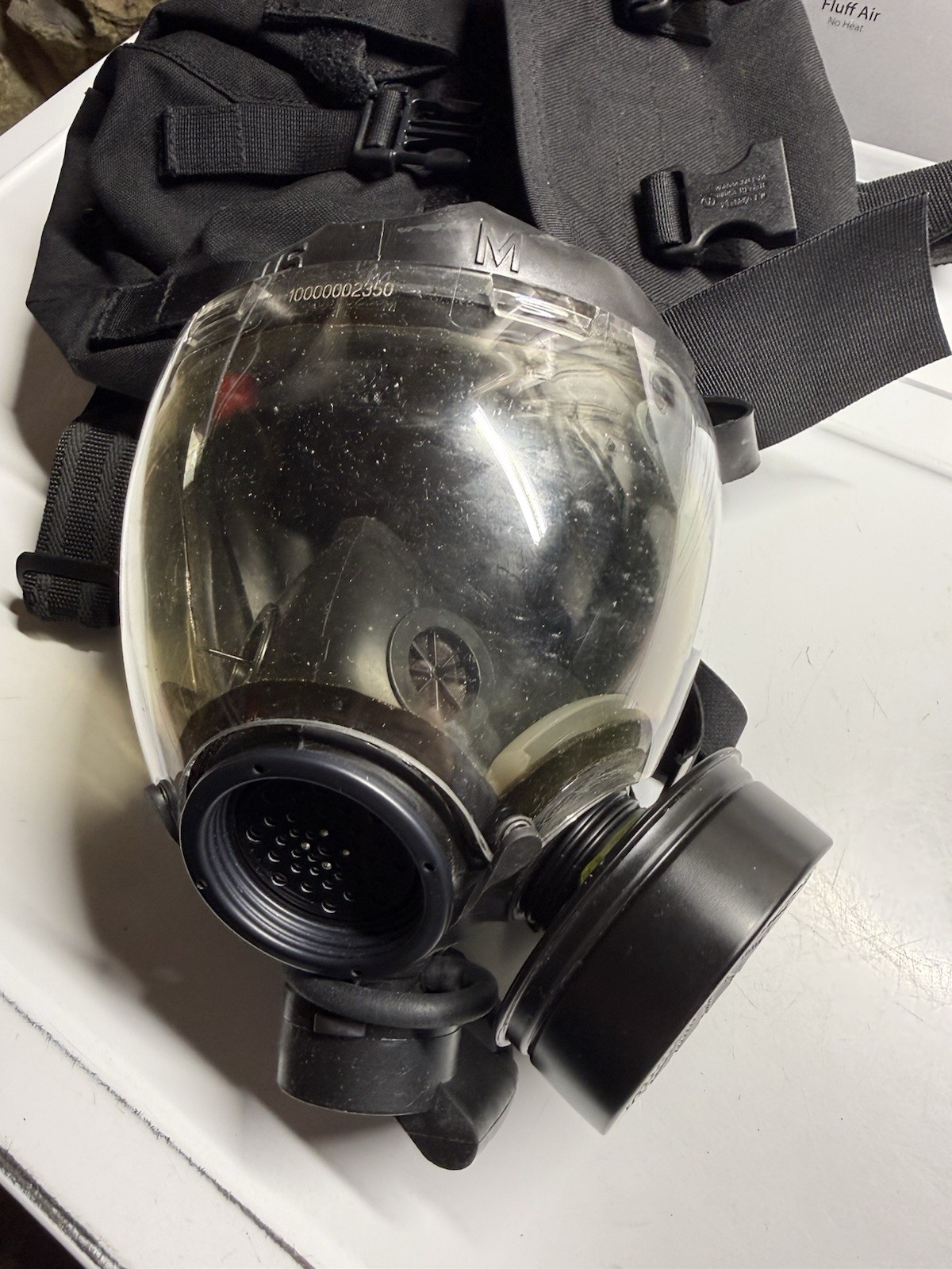 MSA Millennium Gas Mask CBRN w/ clear outsert / MEDIUM MSA Millennium Gas Mask CBRN w/ clear outsert / MEDIUM