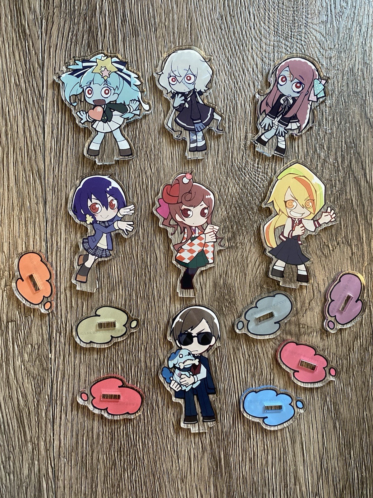 Zombie Land Saga Acrylic Figures - Sakura, Junko, Lily, Yugiri, Ai, Saki