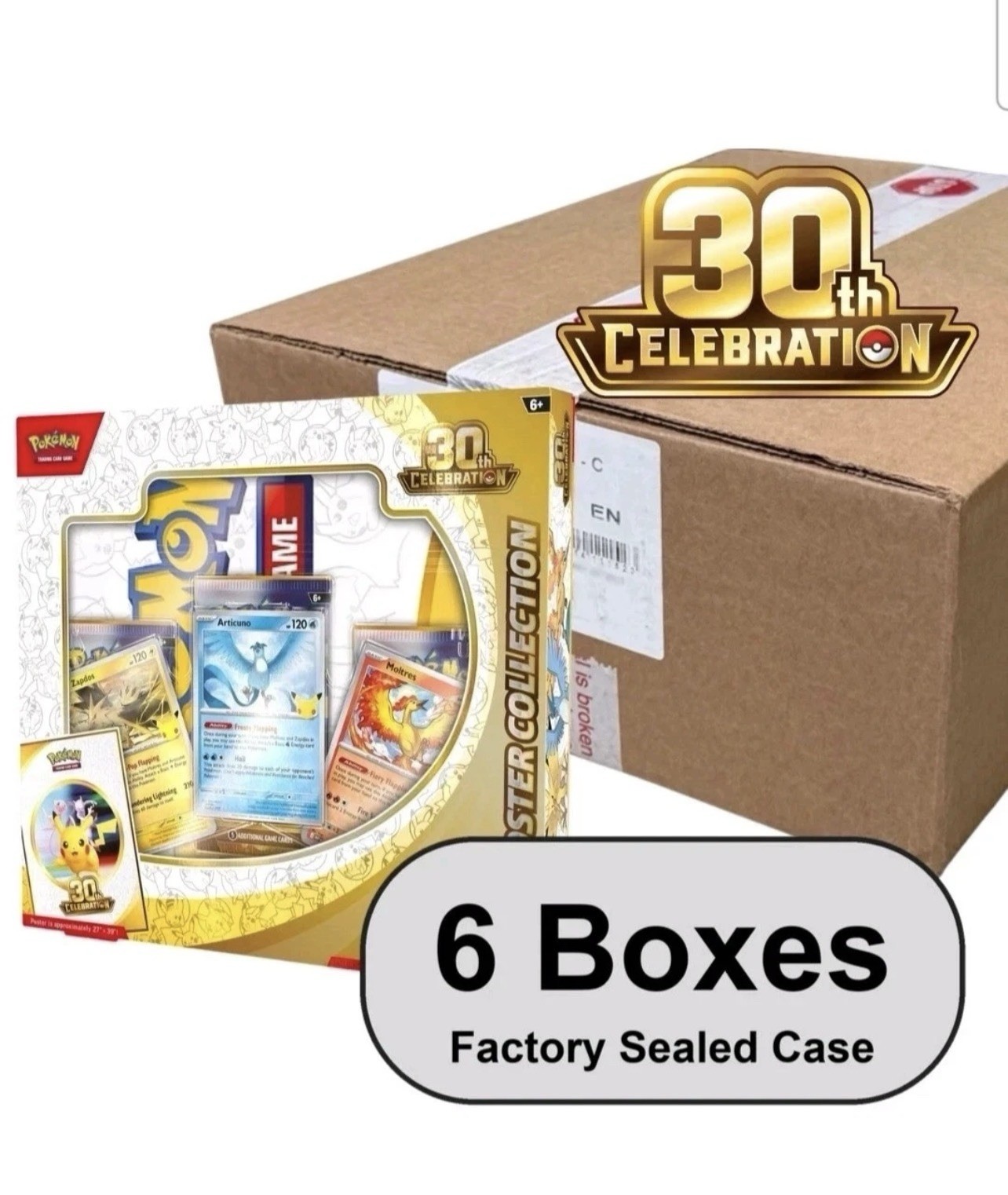 2026 Pokémon 30th Anniversary Celebration Poster Collection Sealed Case
