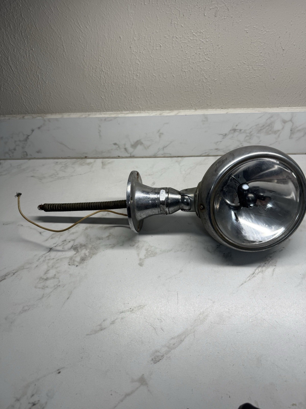 IVALITE Dash Control Deluxe Spotlight Boat Truck Chrome vintage Light