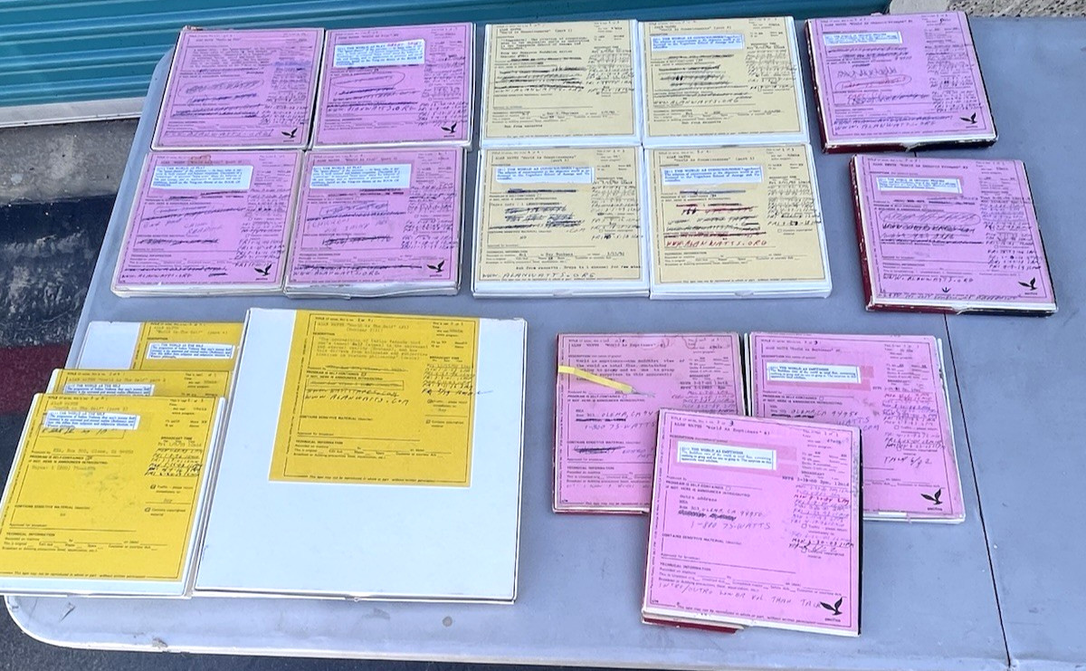 Alan Watts Speech Lecture Audio Tape Reel Lot World As Self Conciousness Play