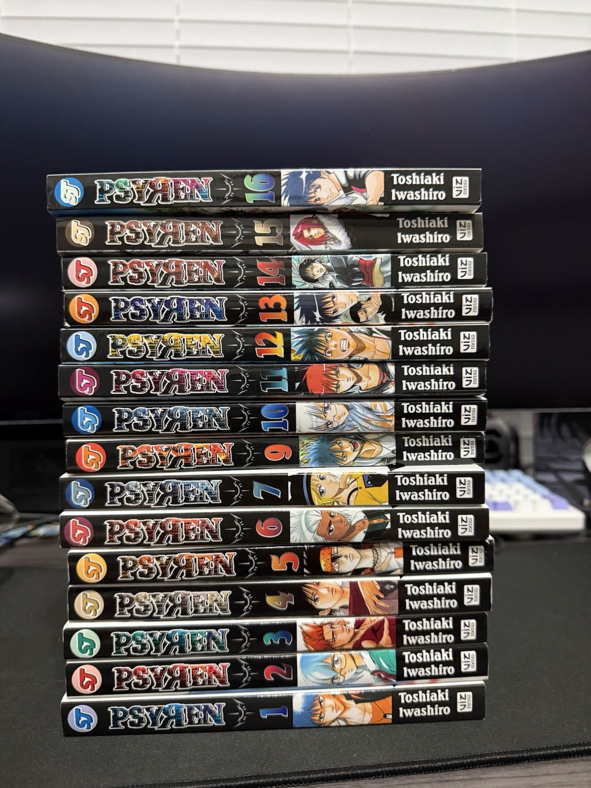 Psyren Manga Lot 1-7, 9-16 English