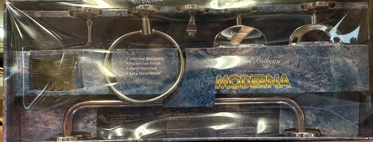 Moderna 6-piece Bathware Set