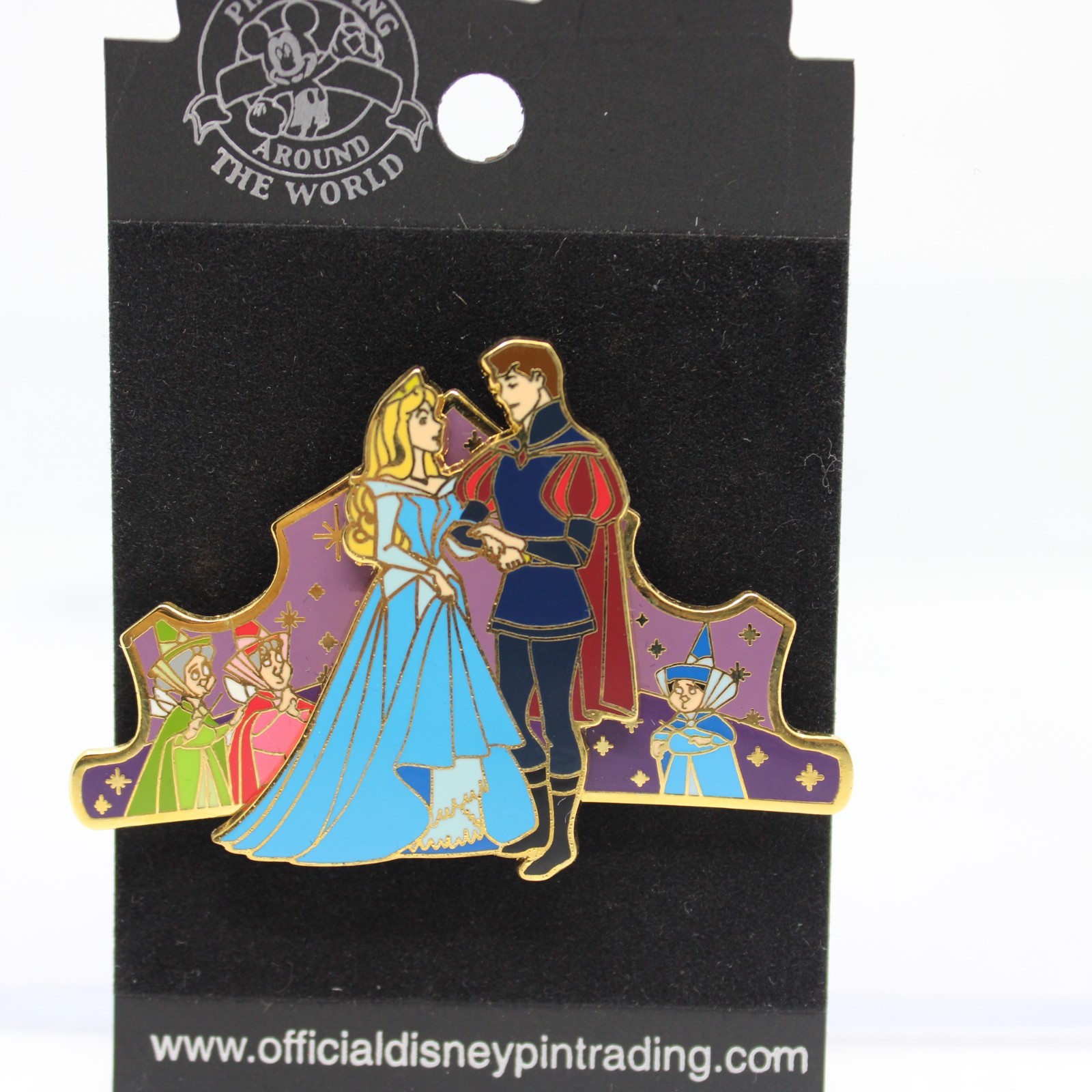 A5 Disney Pin Sleeping Beauty Princess Aurora Blue Dress Phillip Fairies Crown A5 Disney Pin Sleeping Beauty Princess Aurora Blue Dress Phillip Fairies Crown