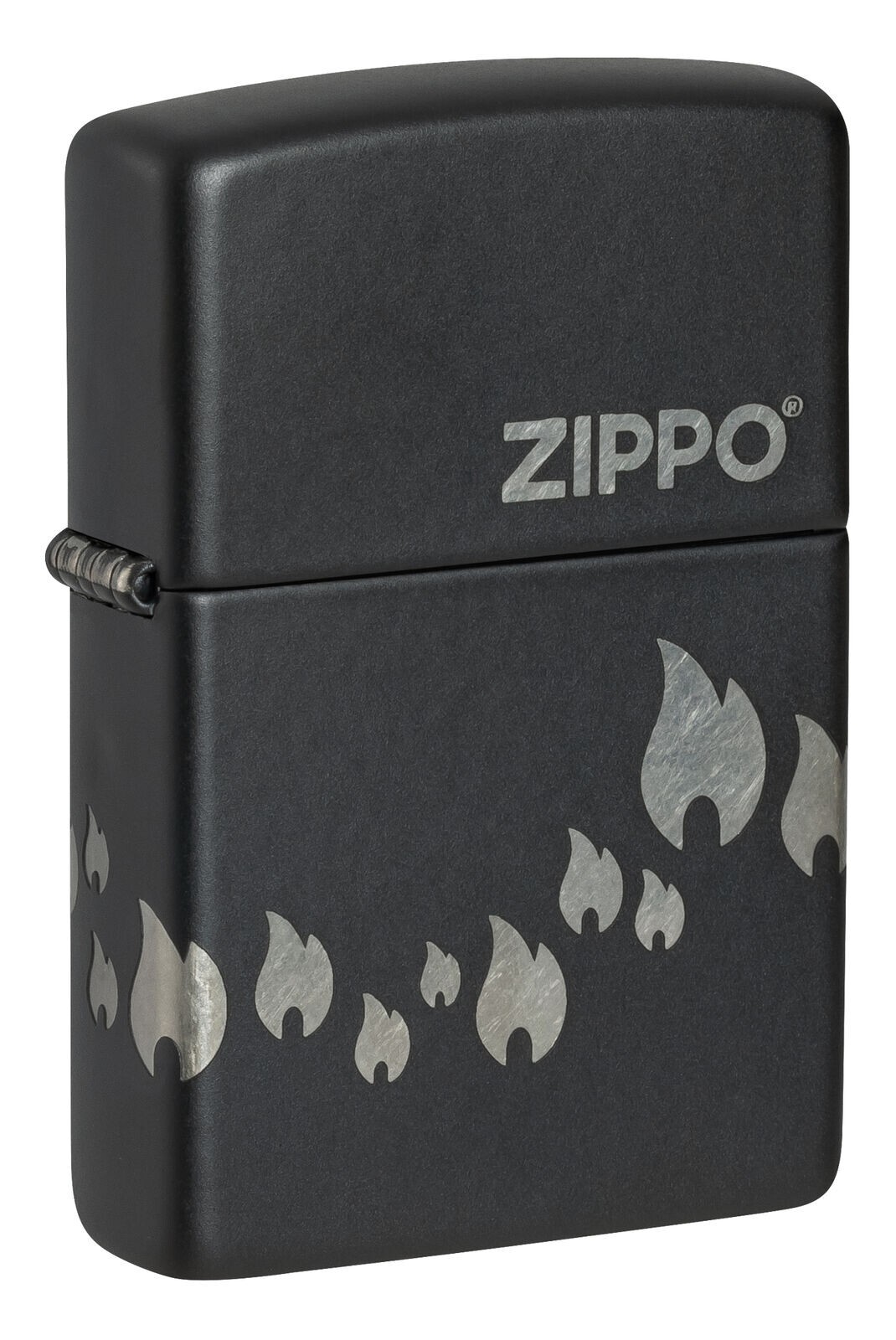 Zippo Design Black Matte with Chrome 48980 Zippo Design Black Matte with Chrome 48980