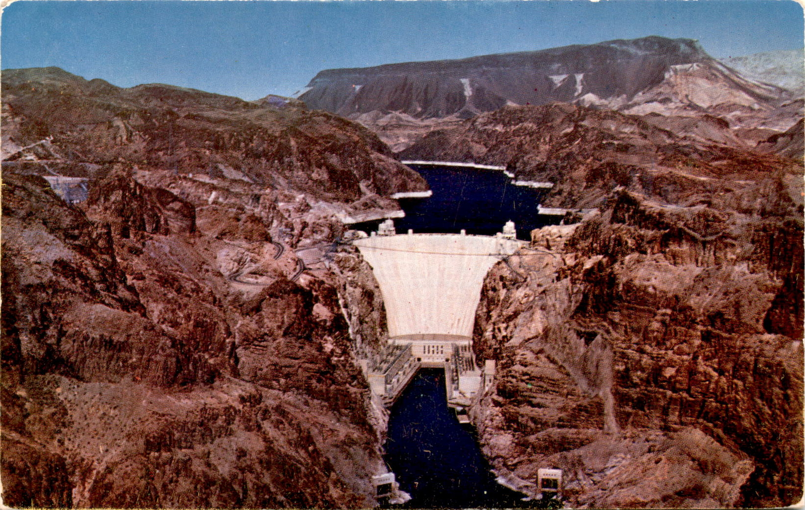 Boulder Dam Vintage Postcard: Highest Dam Construction & Personal Message