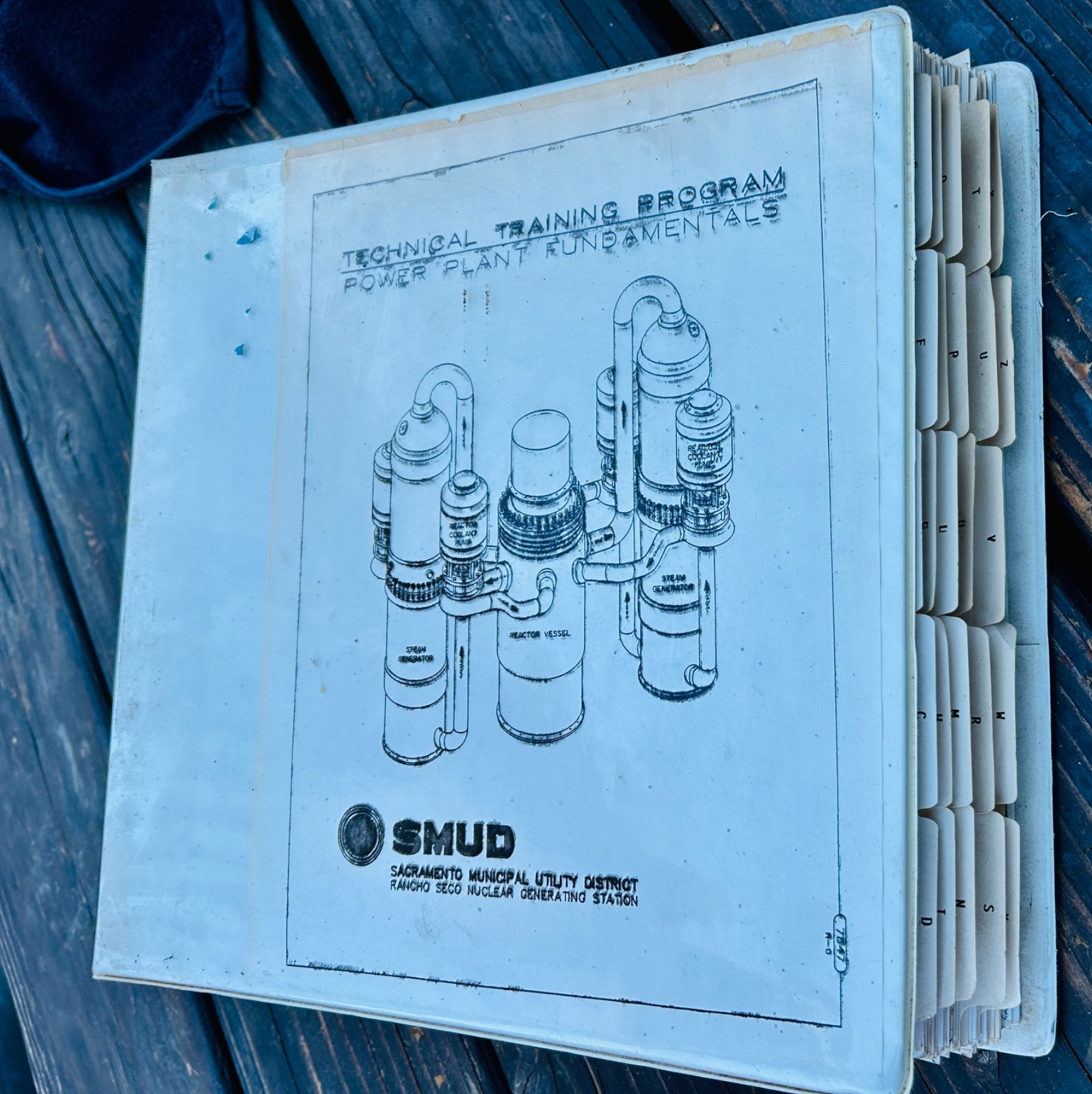 Vtg.  1970s SMUD Rancho Seco Nuclear Power Plant Training Manual Technical Rare