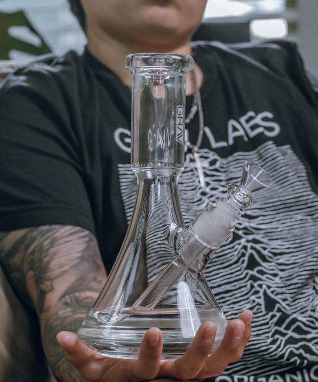 GRAV® MEDIUM DECO THICK HIGH QUALITY BEAKER WATER PIPE, BONG, Authorized Dealer GRAV® MEDIUM DECO THICK HIGH QUALITY BEAKER WATER PIPE, BONG, Authorized Dealer