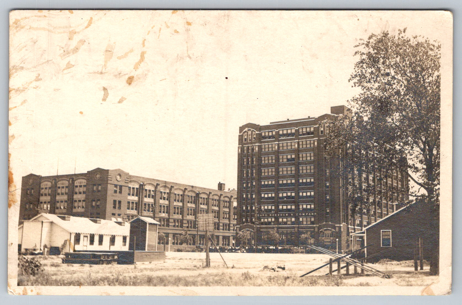 c1910s RPPC North Kansas City Missouri Sears and Roebuck Warehouse Postcard