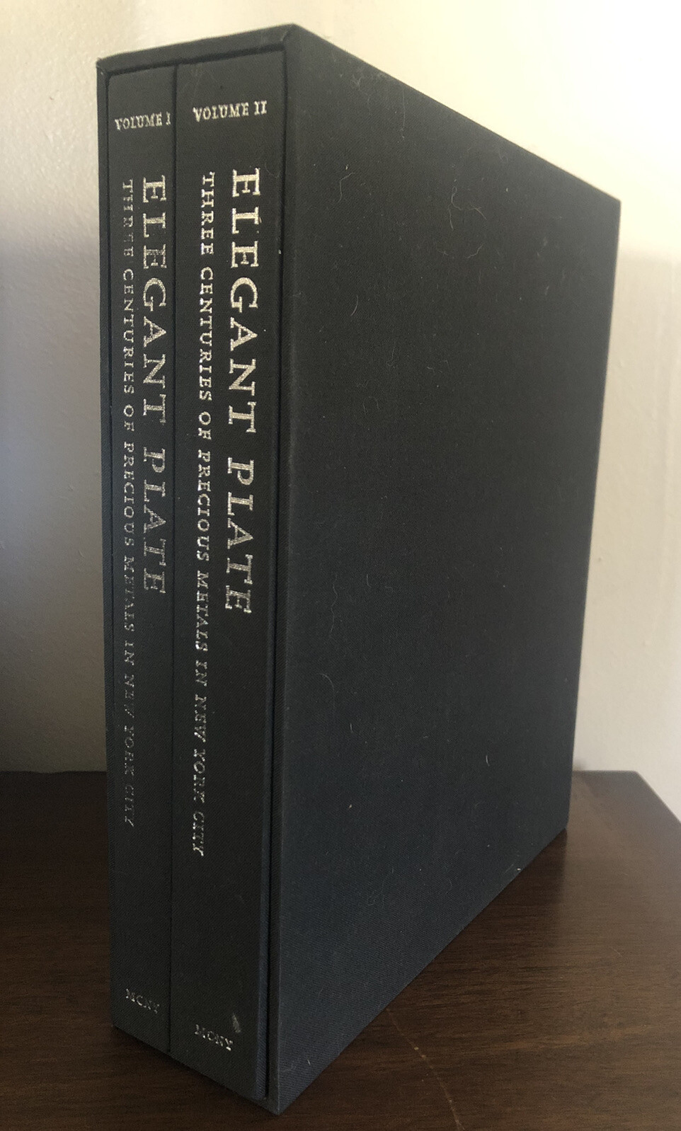 Elegant Plate: Three Centuries Precious Metals in New York City 2 Vol Signed 3x