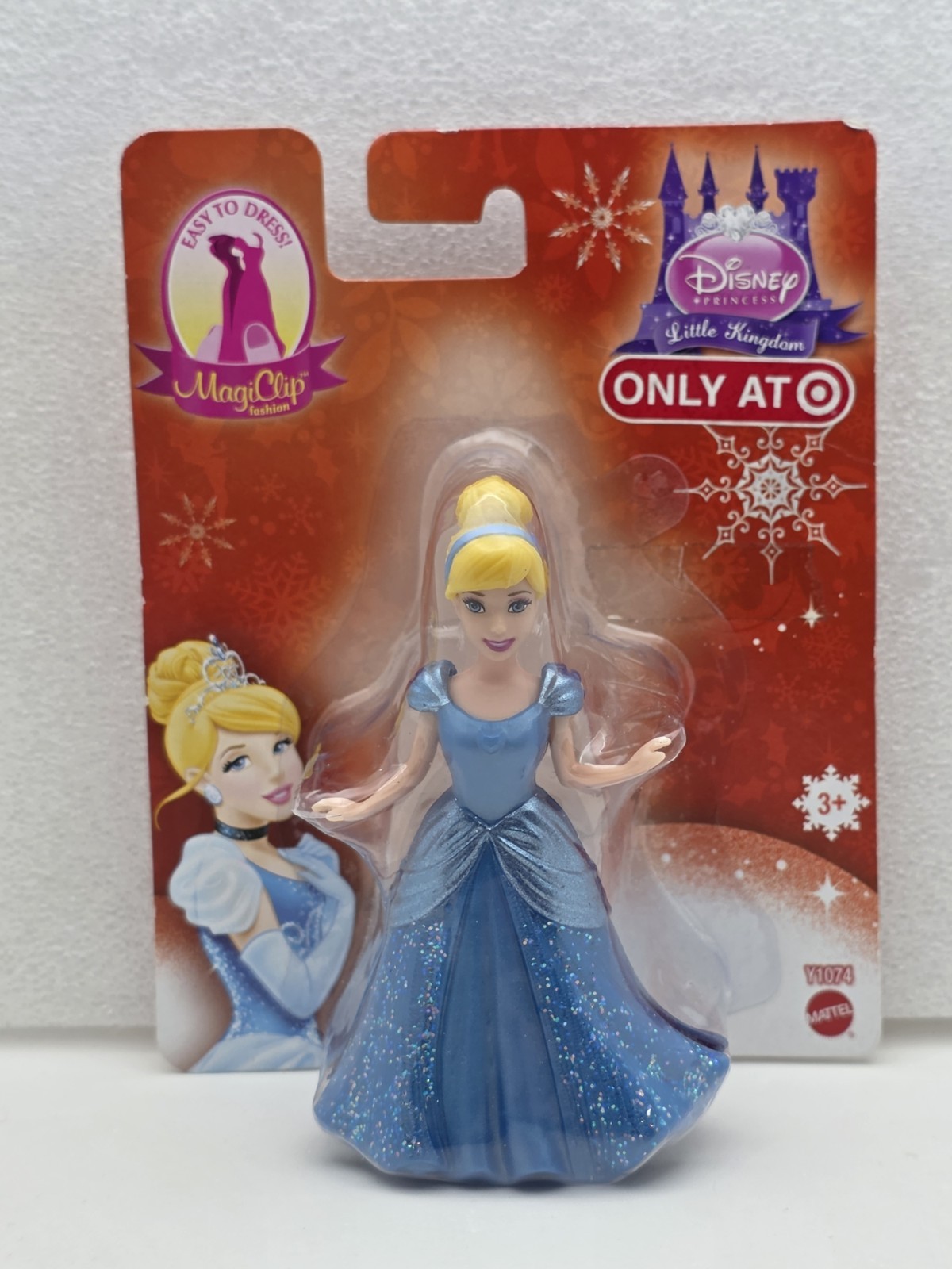 Disney Princess Little Kingdom Cinderella MagiClip Doll, Mattel 2013