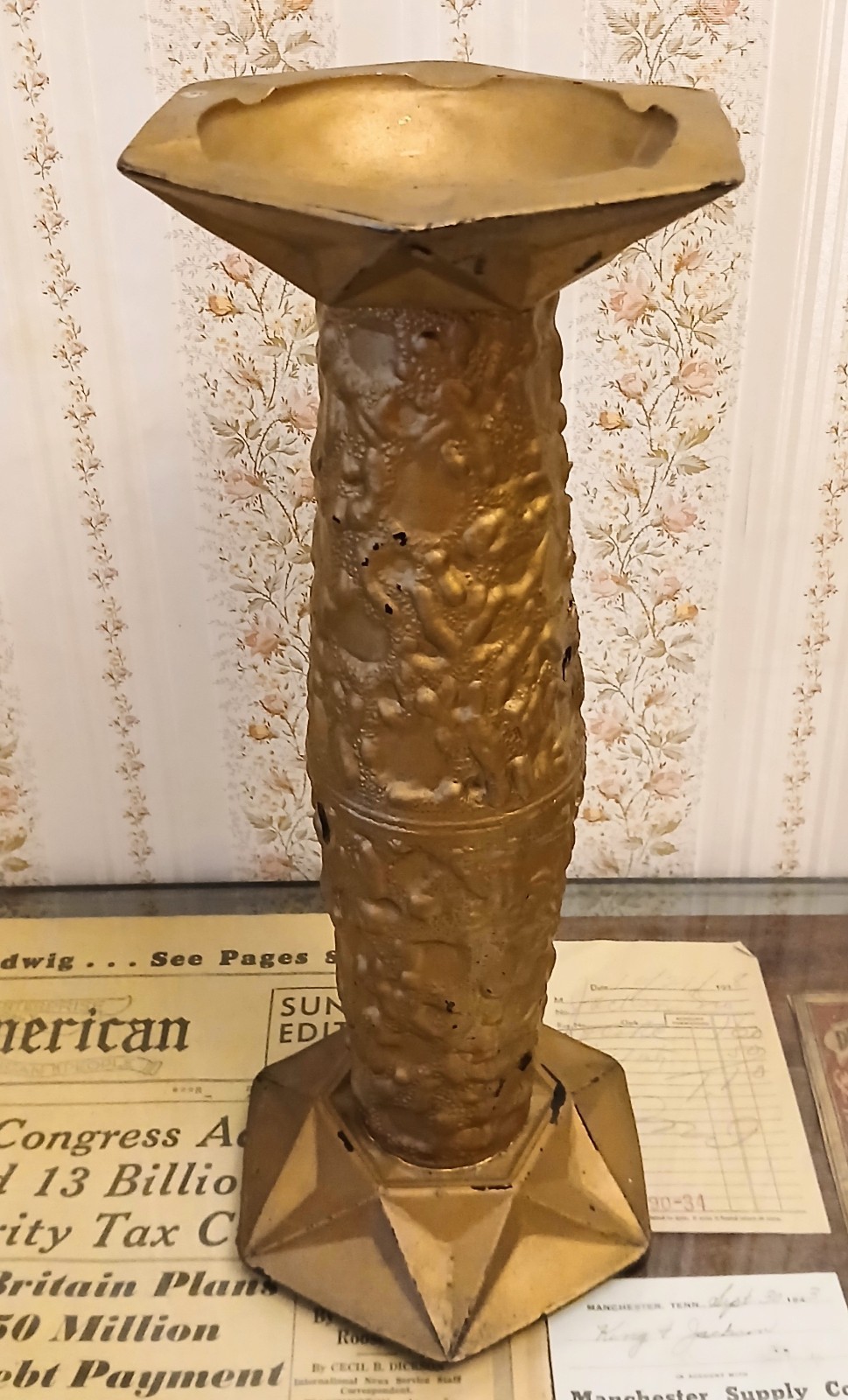 Antique Goofus Glass 13\