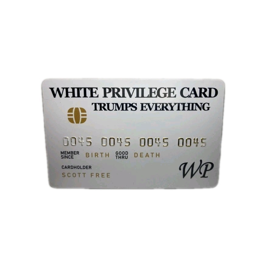 W. Privilege Card Novelty Plastic Credit Card Trump MAGA Joke Funny Card W. Privilege Card Novelty Plastic Credit Card Trump MAGA Joke Funny Card
