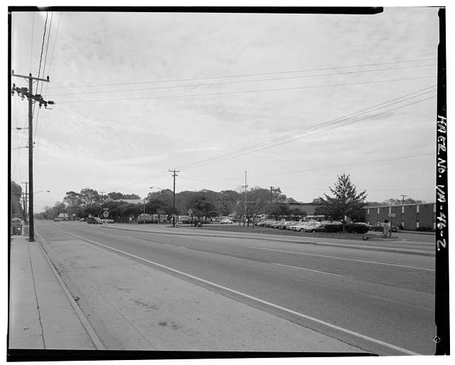 Photo:Newport News Virginia 1960s Victoria Boulevard Street View East
