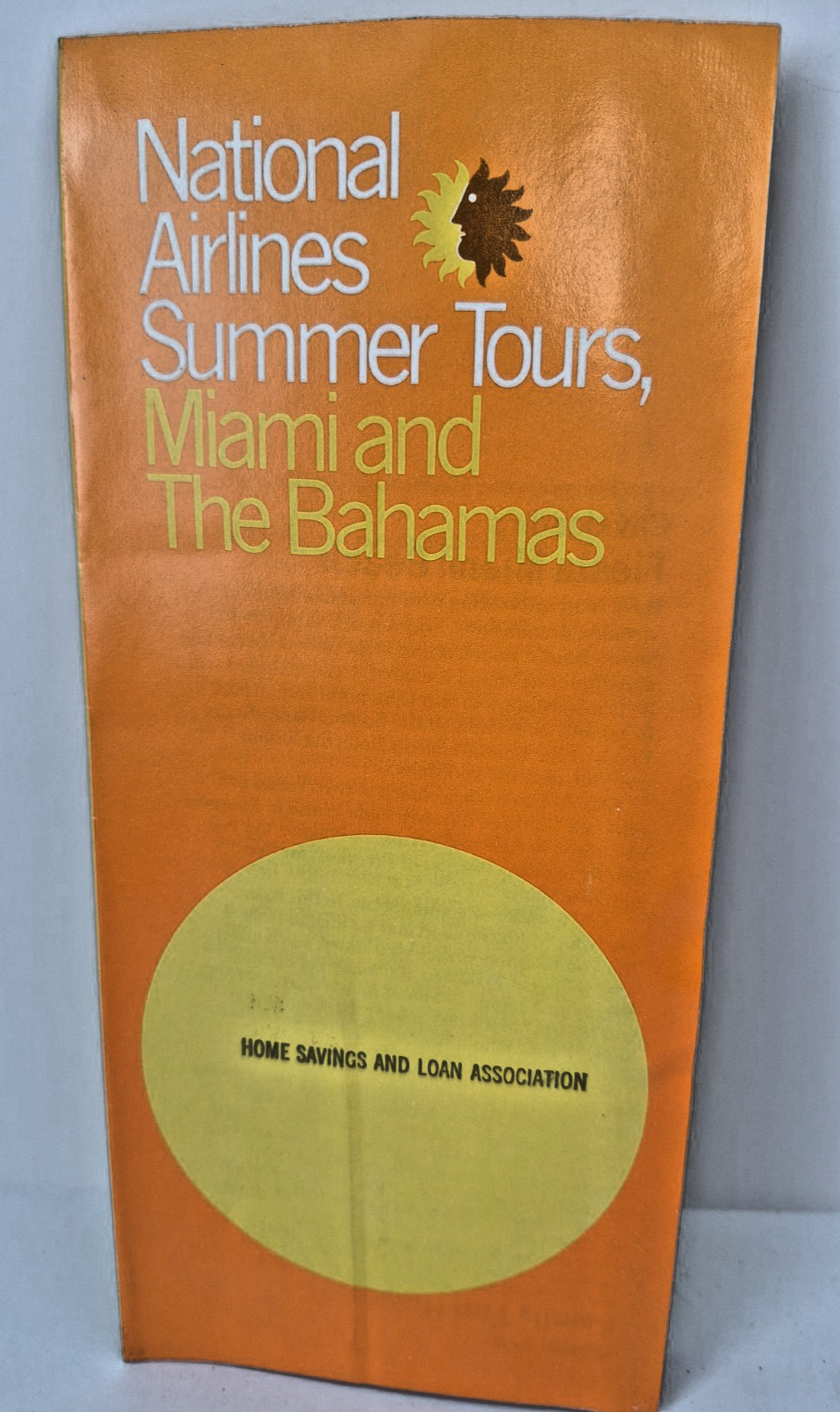 1970\'s National Airlines Summer Tours, Miami and The Bahamas Brochure  sku 0238