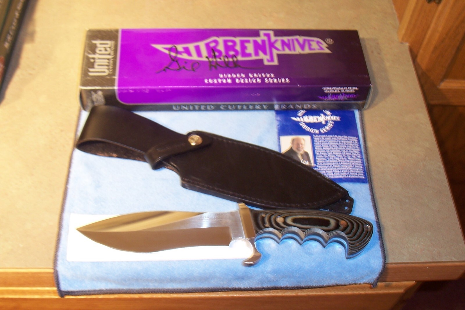 UNITED CUTLERY UC1 168 GIL HIBBEN ALASKAN SURVIVAL KNIFE MADE 2003 IN CHINA NIB UNITED CUTLERY UC1 168 GIL HIBBEN ALASKAN SURVIVAL KNIFE MADE 2003 IN CHINA NIB