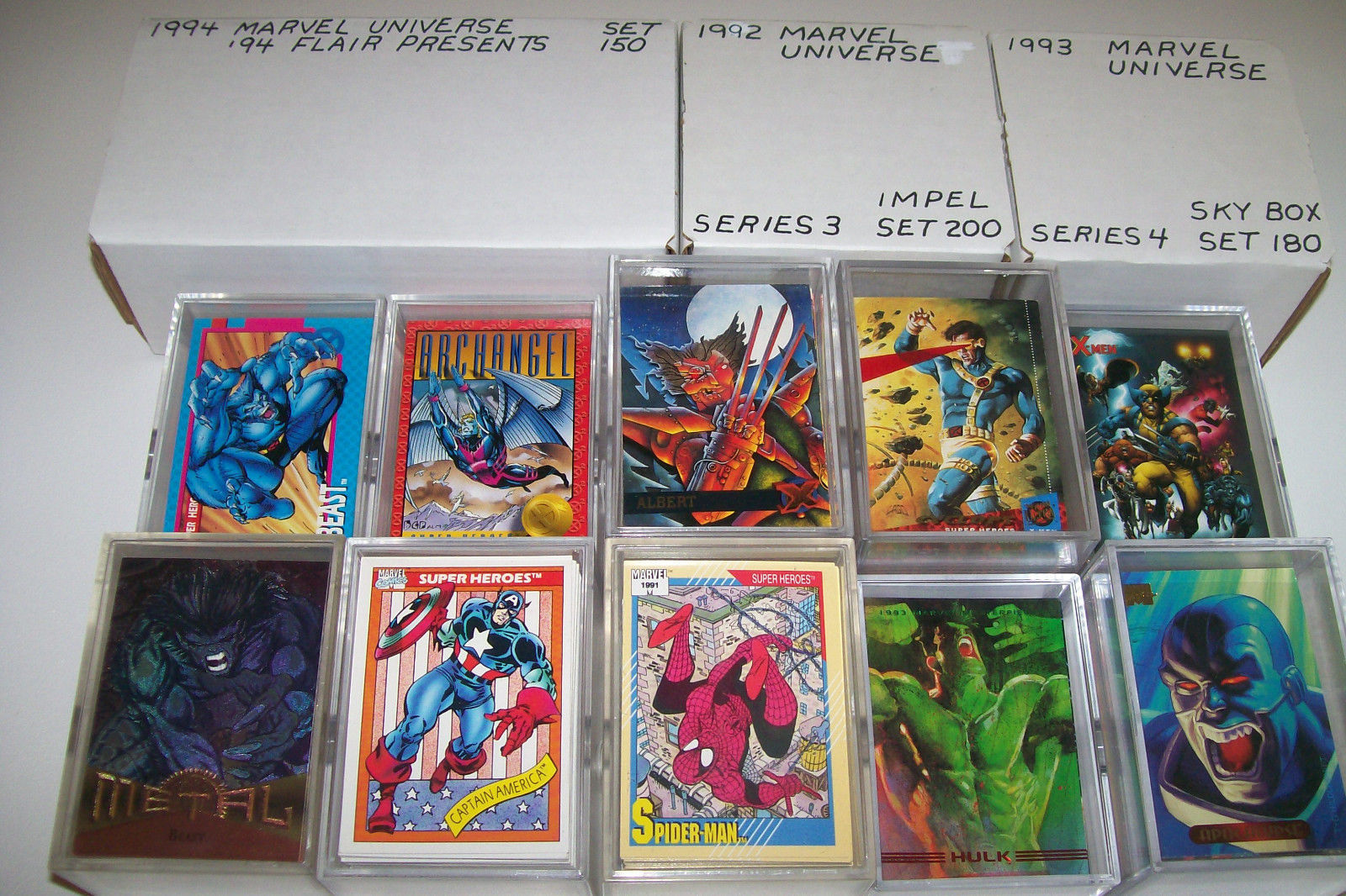 marvel card lot 100 different cards from set breaks great lot no doubles marvel card lot 100 different cards from set breaks great lot no doubles