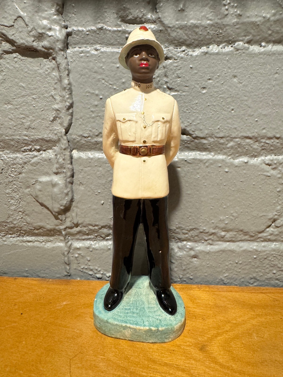 Vintage Nassau Bahamas Royale Police Officer Traditional Uniform Figurine Statue