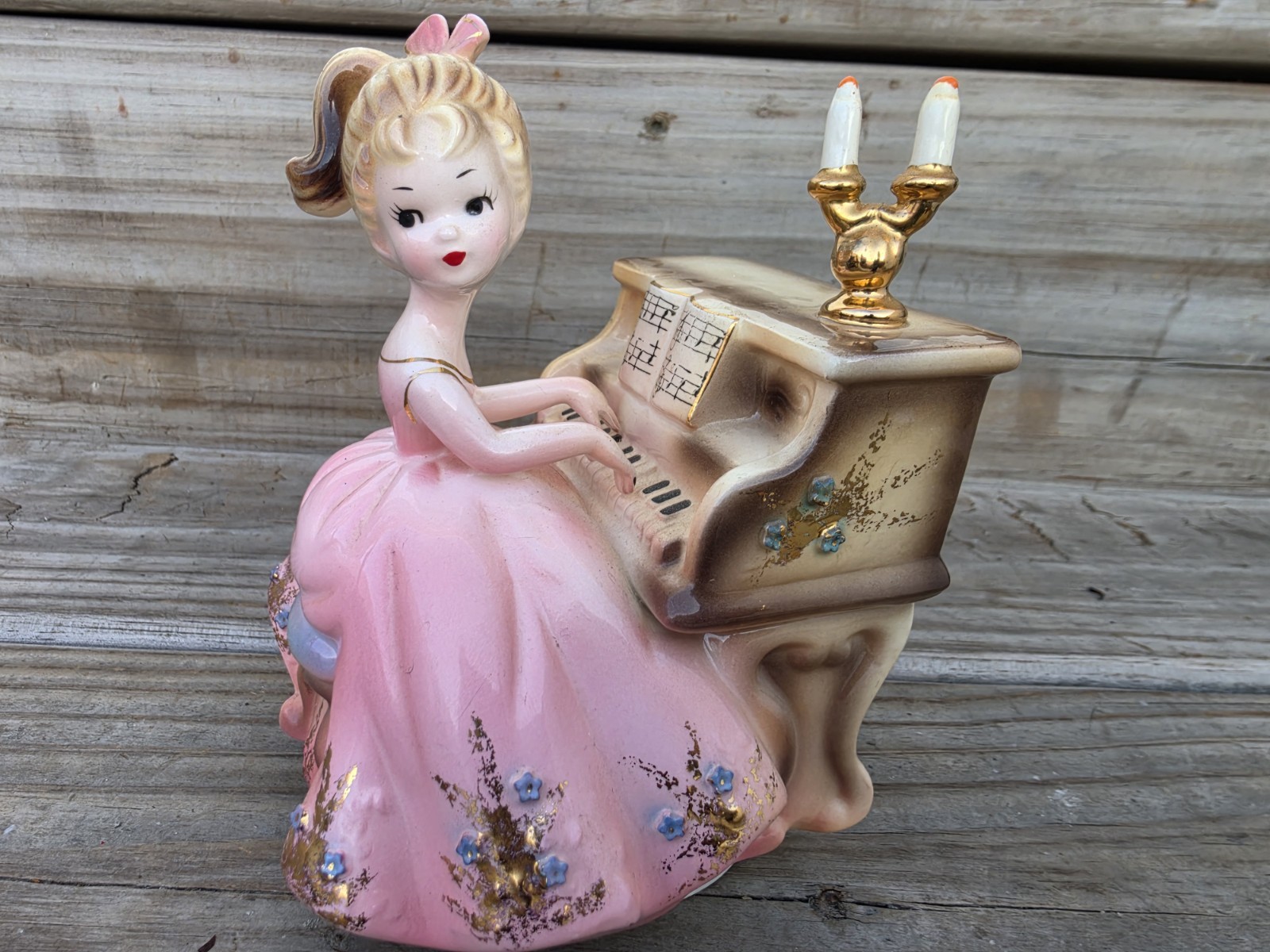 Antique Josef Originals Tammy at Piano Music Box Spins While Playing Humoresque Antique Josef Originals Tammy at Piano Music Box Spins While Playing Humoresque