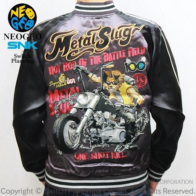 SNK METAL SLUG Tarma Roving Marco Souvenir Jacket Embroidery XL Unisex Cosplay