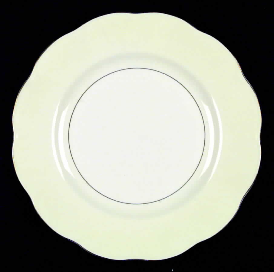 Haviland Leeds White and Cream Dinner Plate 192445