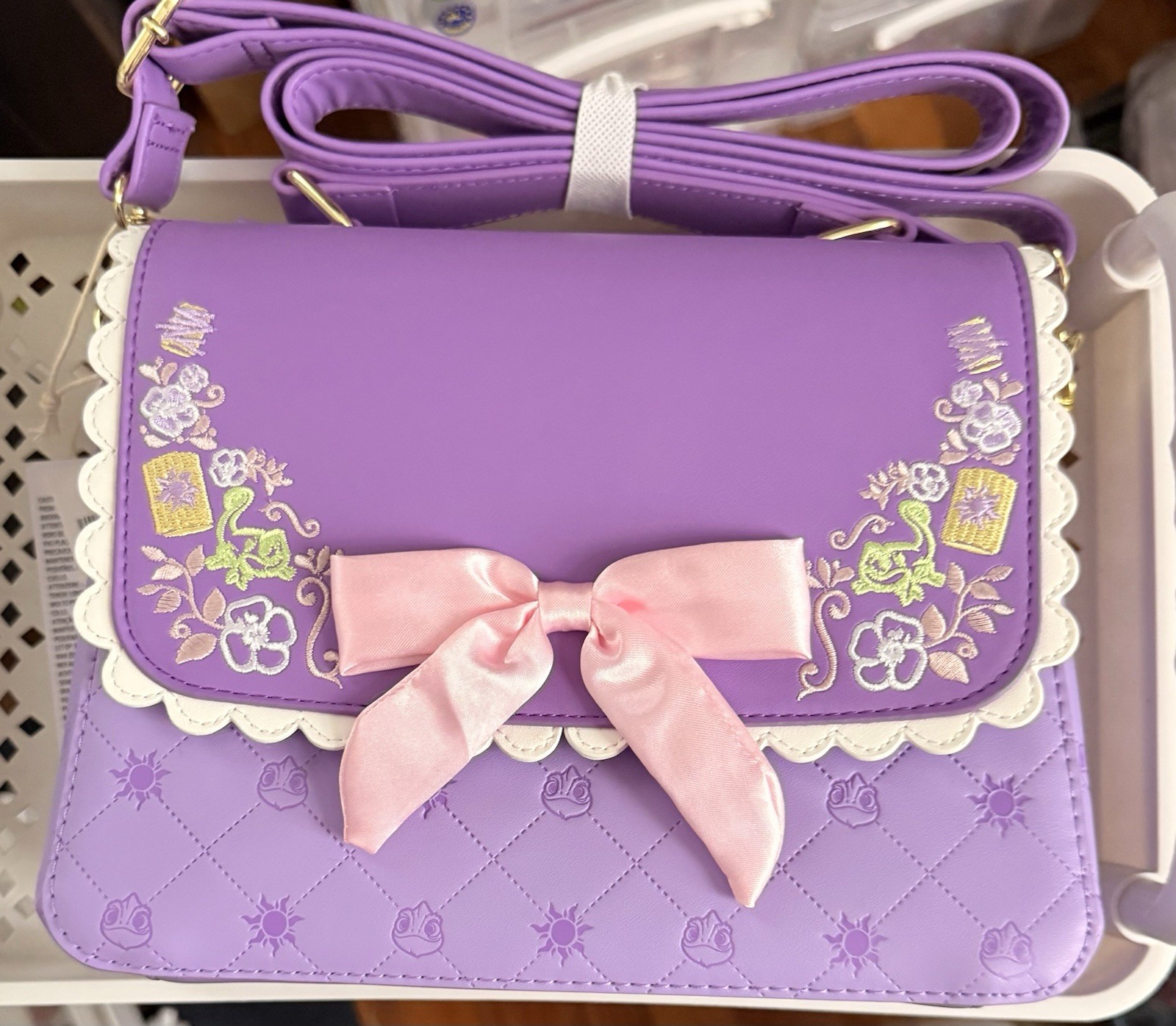 Disney Loungefly Pascal Rapunzel Crossbody Bag Tangled