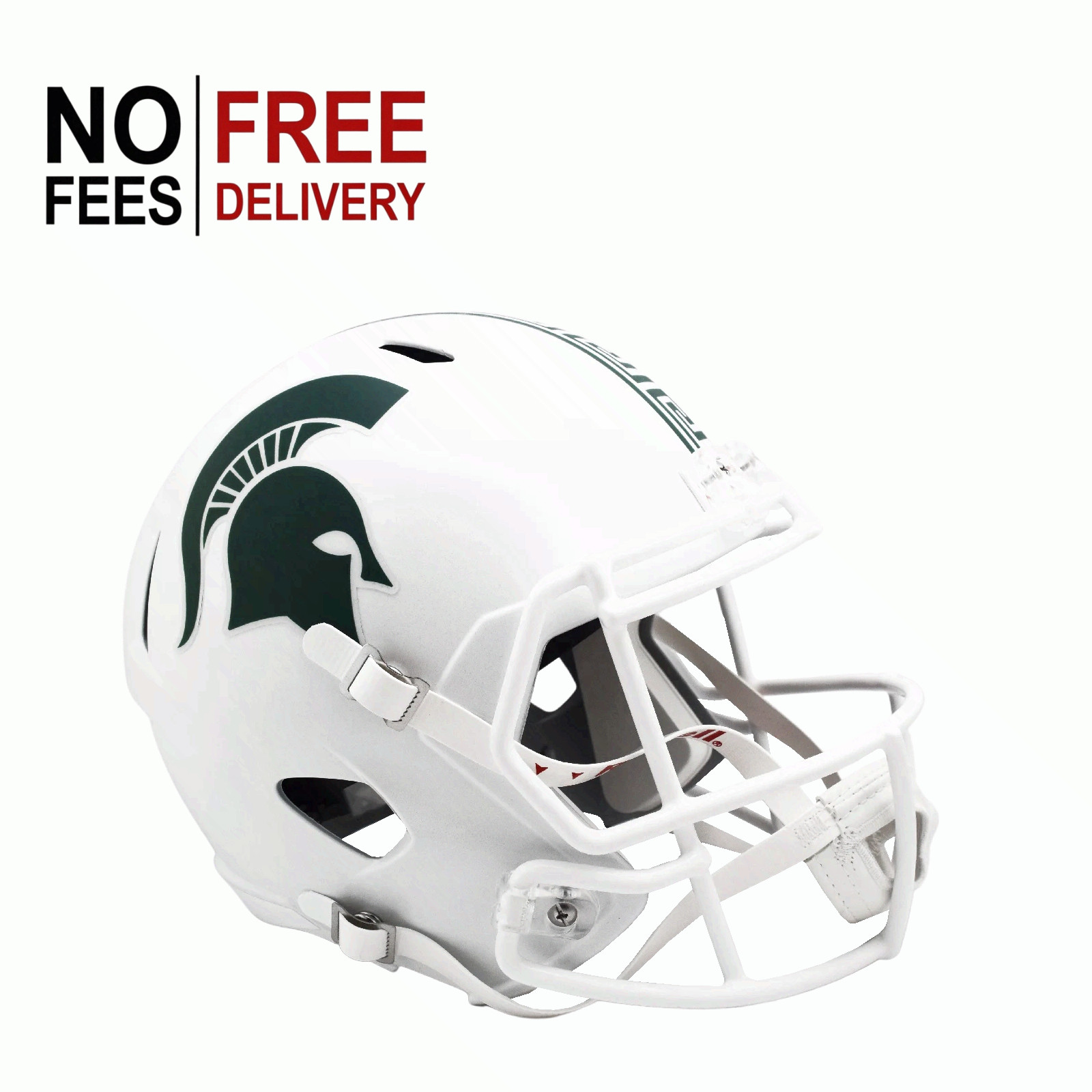 MICHIGAN STATE SPARTANS MSU NCAA Riddell SPEED Full Size Dislplay Football Helme MICHIGAN STATE SPARTANS MSU NCAA Riddell SPEED Full Size Dislplay Football Helme