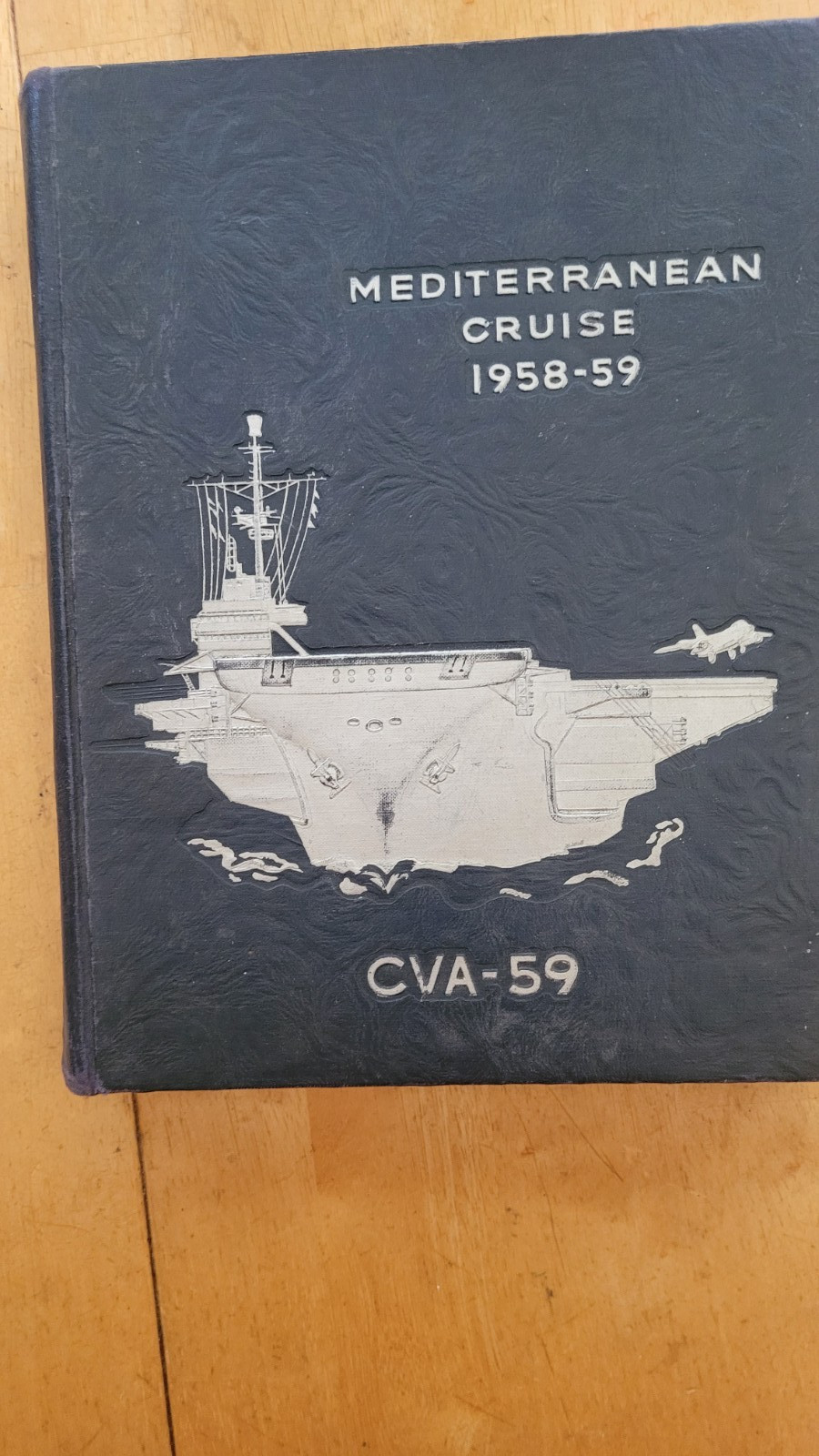 Vintage 1958-1959 Navy Military USS Forrestal Mediterranean Cruise Book Yearbook Vintage 1958-1959 Navy Military USS Forrestal Mediterranean Cruise Book Yearbook