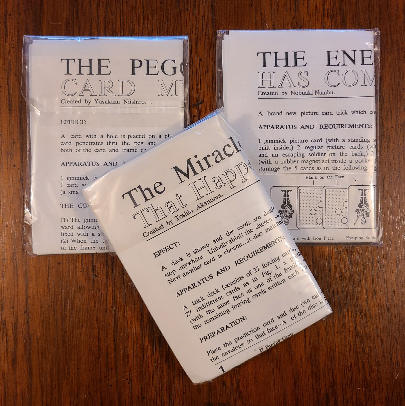 Vintage Card Tricks from Japan - Unique Magic Not Often Seen