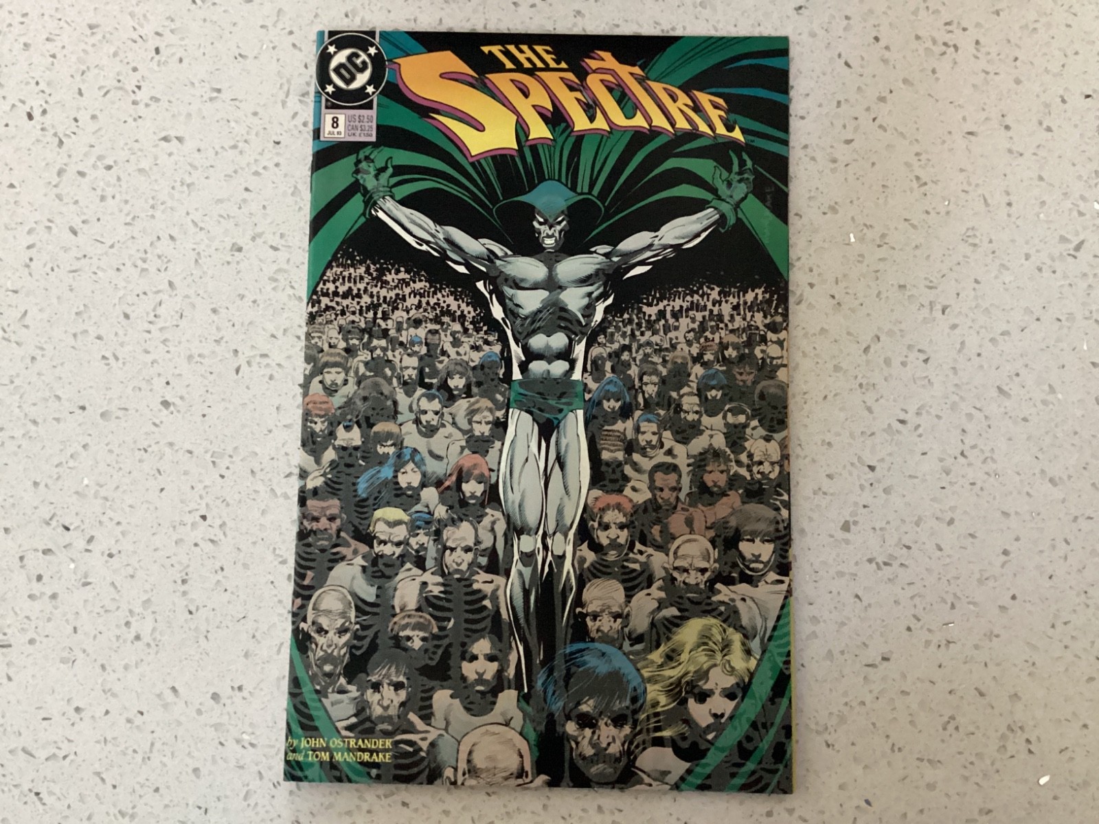 1993 DC Comics The Spectre #8 , Vol.3  Ostrander Mandrake Glow in dark cover