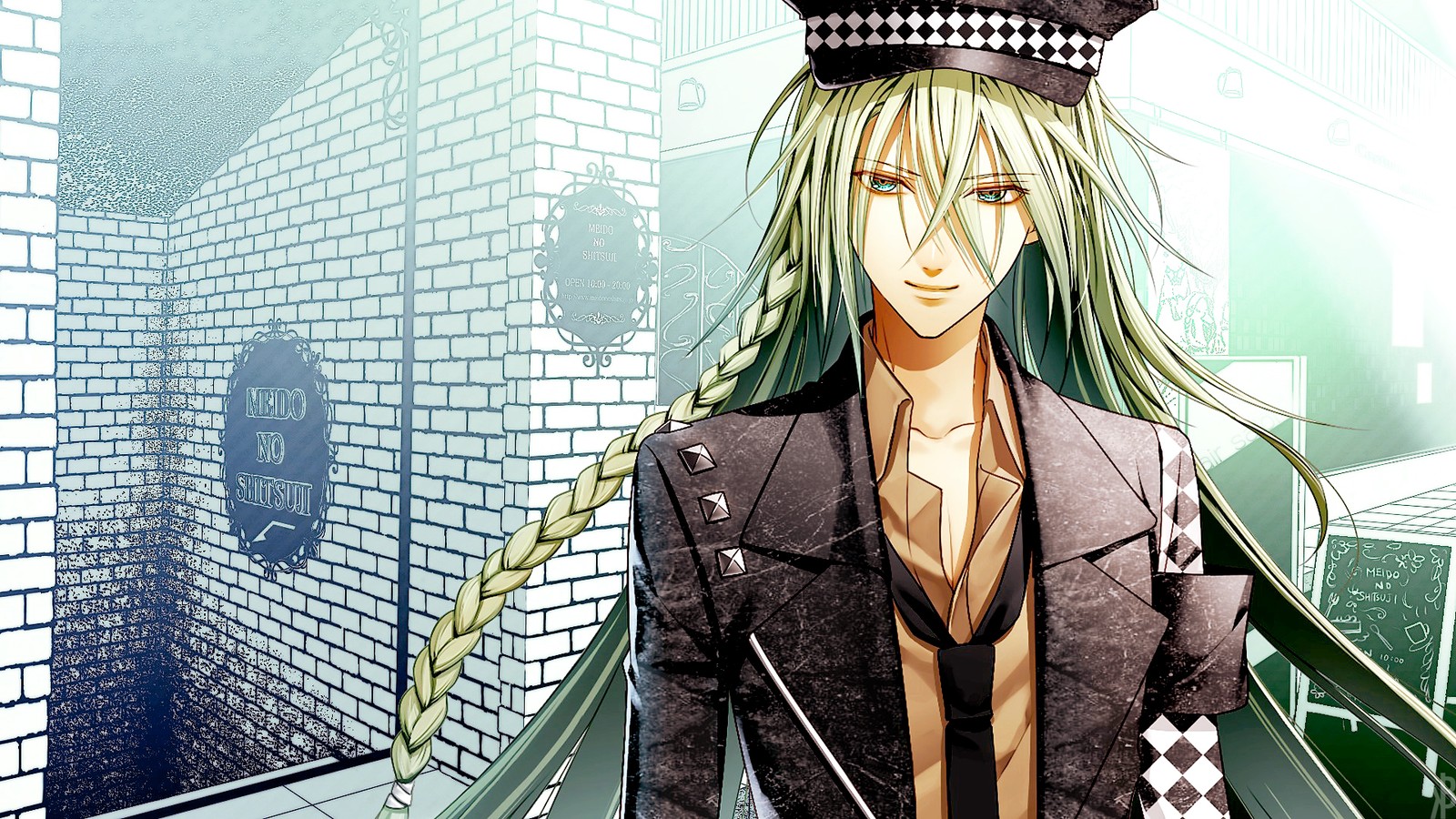 Amnesia Memories Ukyo Tie Green Hair Hat Anime Poster 11x17in Wall Art Decor Amnesia Memories Ukyo Tie Green Hair Hat Anime Poster 11x17in Wall Art Decor