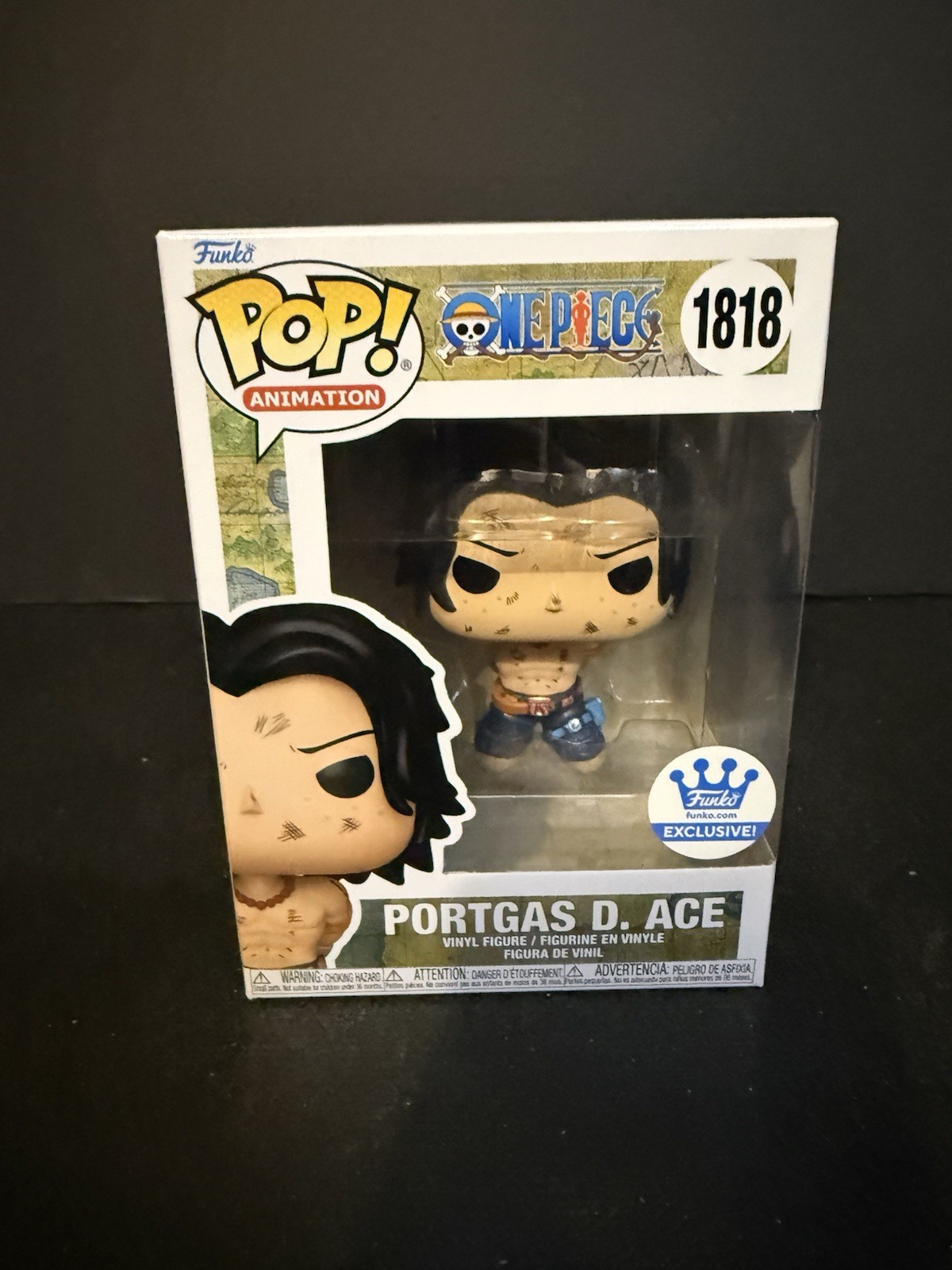FUNKO POP PORTGAS D. ACE 1818 FUNKO EXCLUSIVE ONE PIECE POP ANIMATION I02 FUNKO POP PORTGAS D. ACE 1818 FUNKO EXCLUSIVE ONE PIECE POP ANIMATION I02