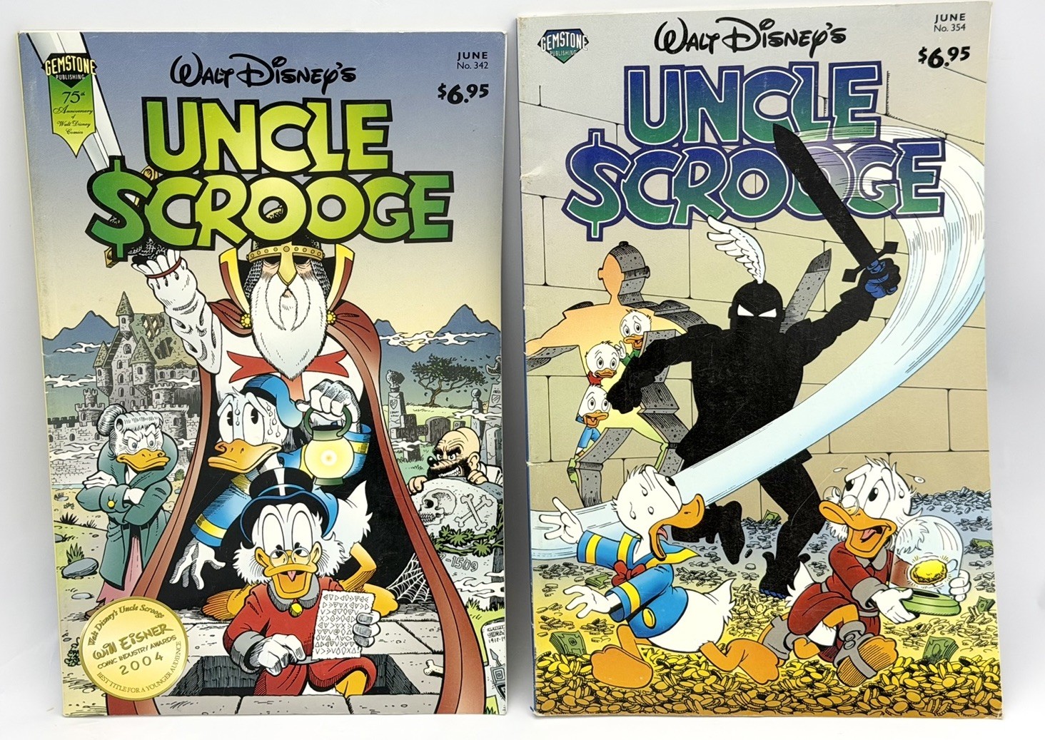 Walt Disney's Uncle Scrooge #342 (2005) Don Rosa & #354 RARE
